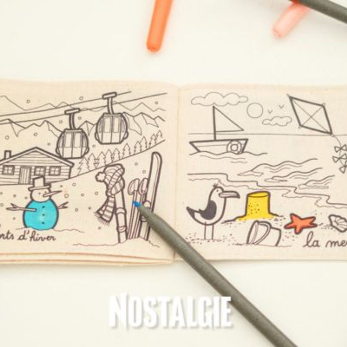 Un livre de coloriage lavable et réutilisable pour éviter les déchets de papier episode artwork
