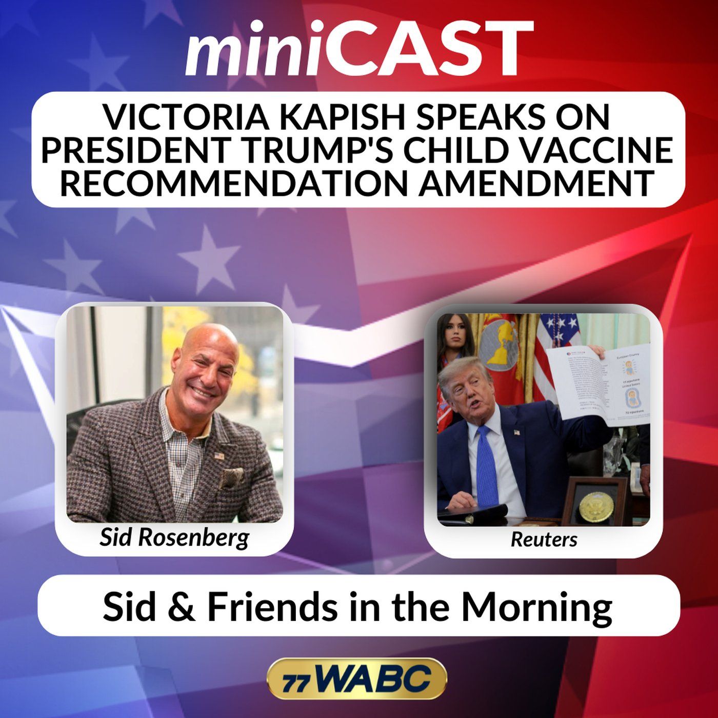 Victoria Kapish Speaks on President Trump's Child Vaccine Recommendation Amendment episode artwork