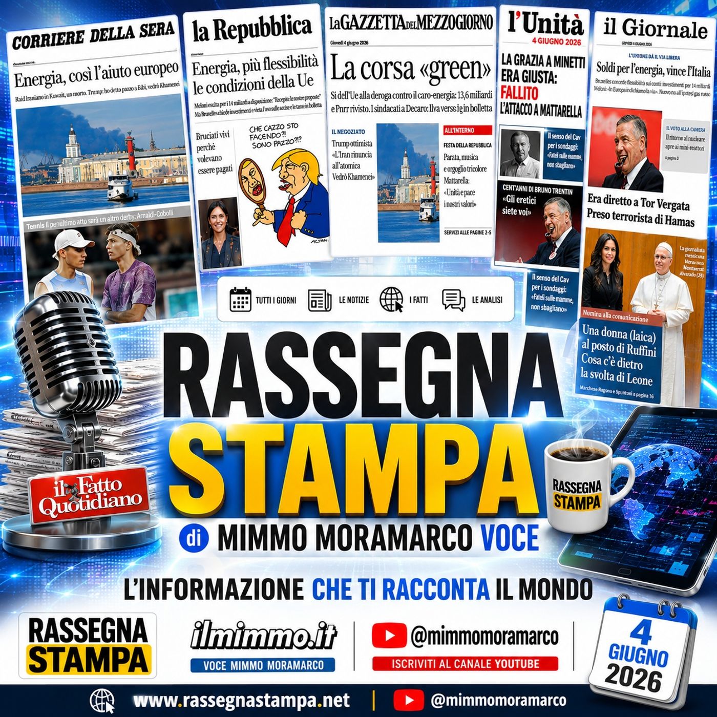 Rassegna stampa del 4 giugno 2026 episode artwork