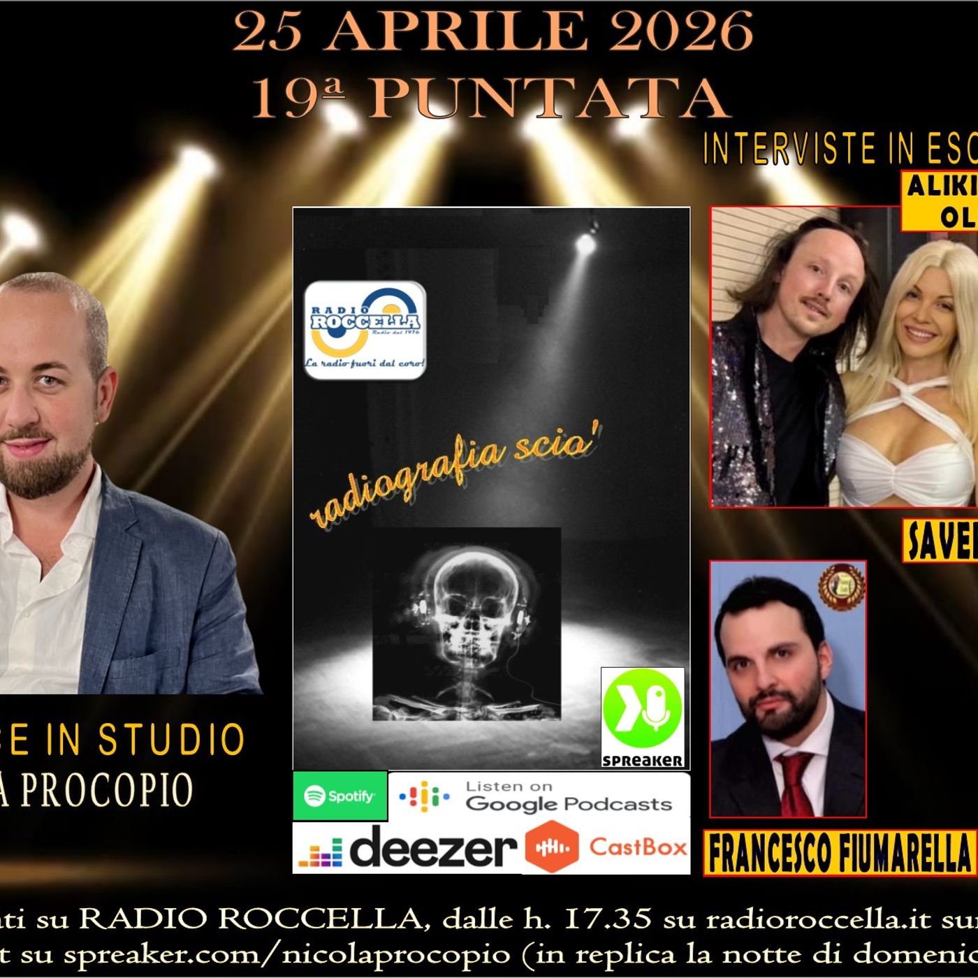 Radiografia Scio' - N.19 del 25-04-2026 episode artwork