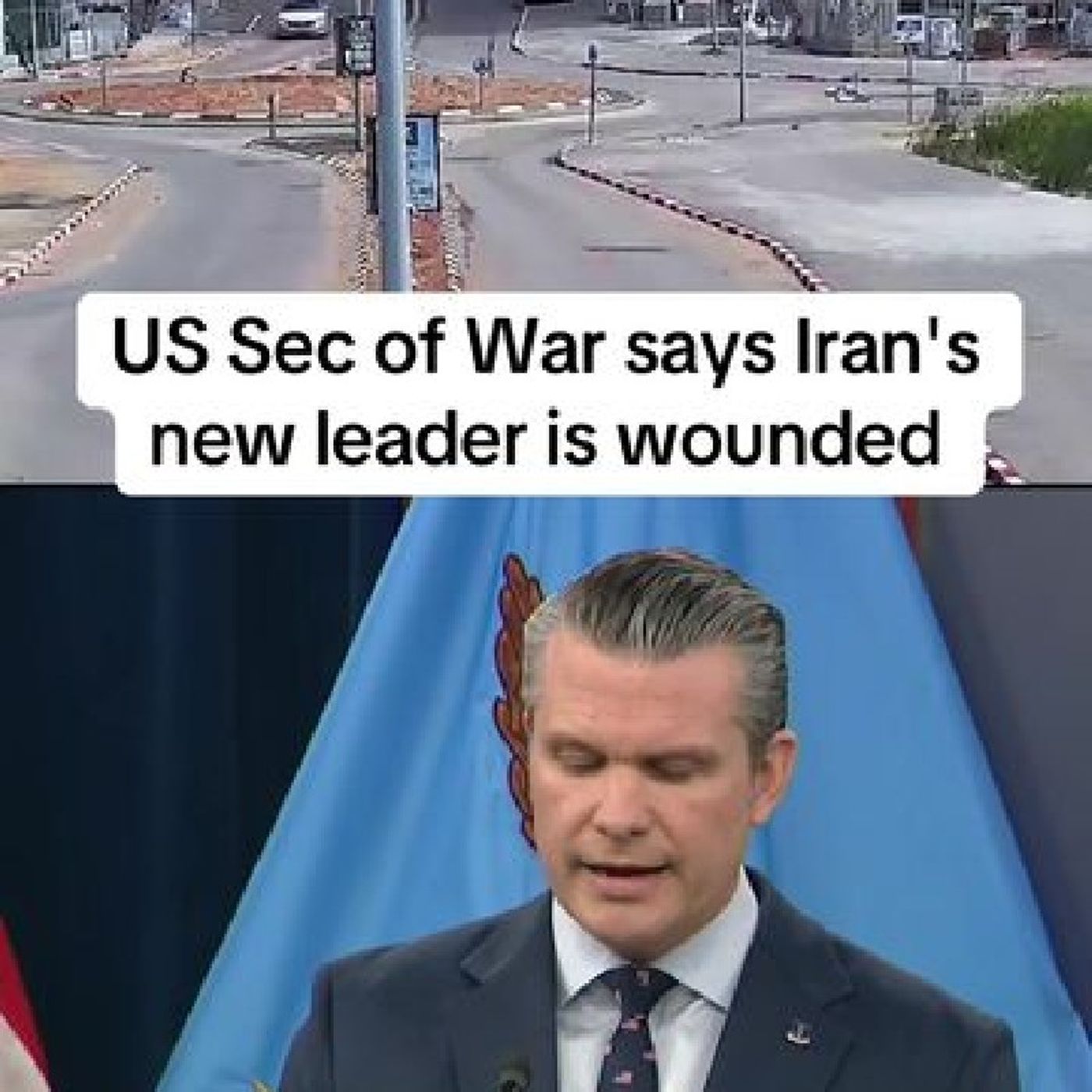 BREAKING: Secretary of Defense Pete Hegseth commented this morning on reports that Iran’s new Supreme Leader, Mojtaba Khamenei, has been wou episode artwork