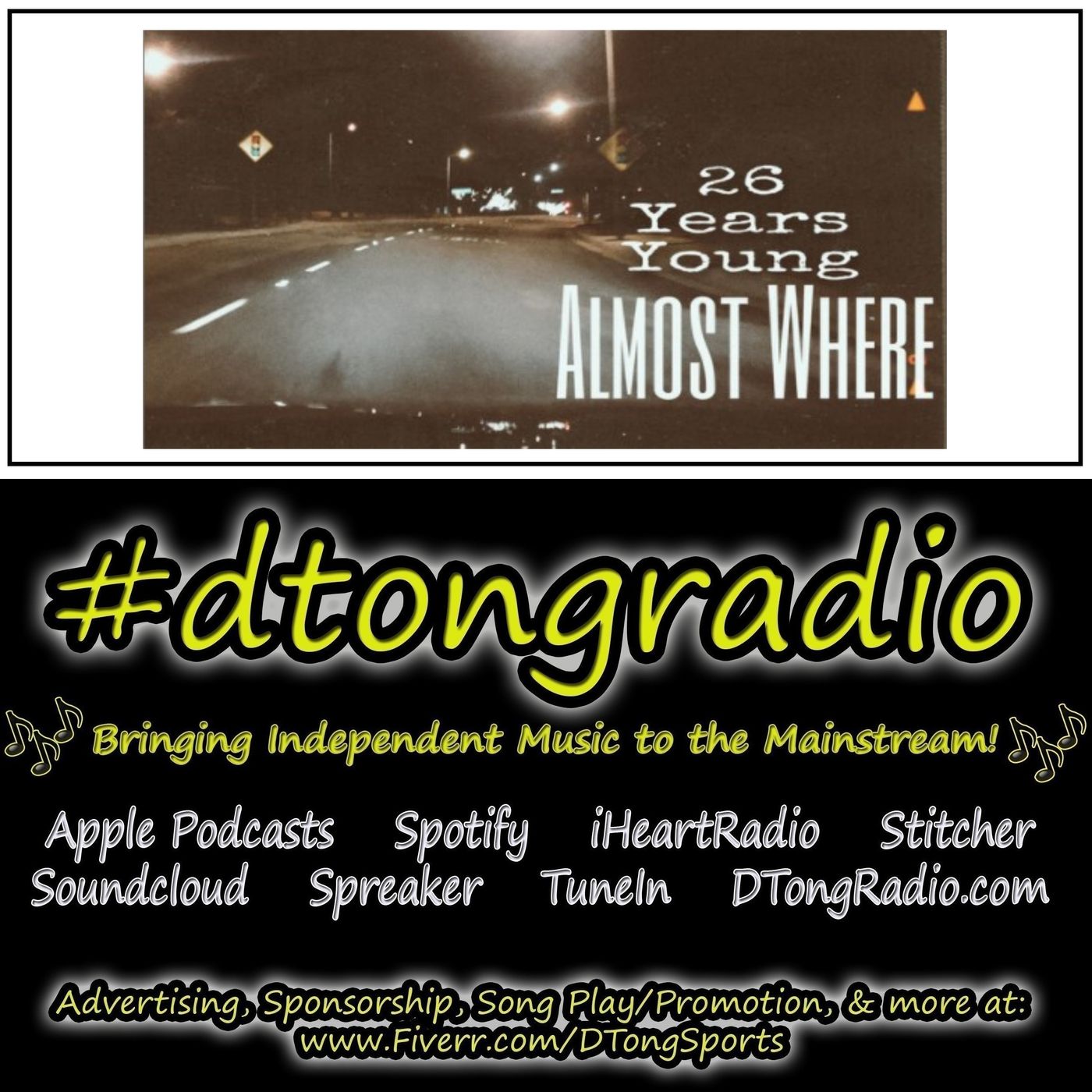 26 Years Young 9 Track indie music feature from the album 'Almost Where' episode artwork