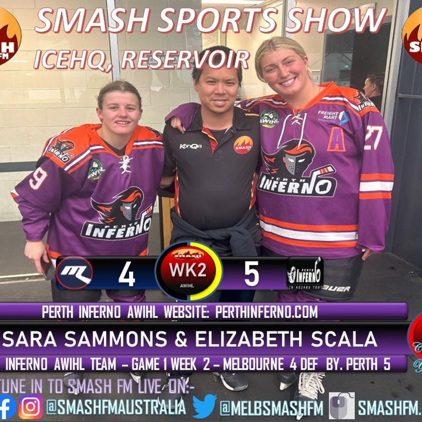 SSS10THYR: Perth Inferno AWIHL24 Week 2 Game 1 Post Game Interviews 041123