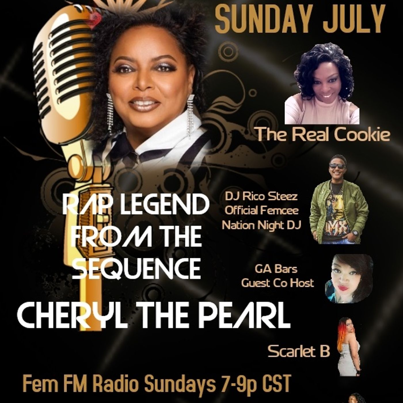 Femcee Legend Cheryl The Peal - July 9, 2017 #FemceeNation Night episode artwork