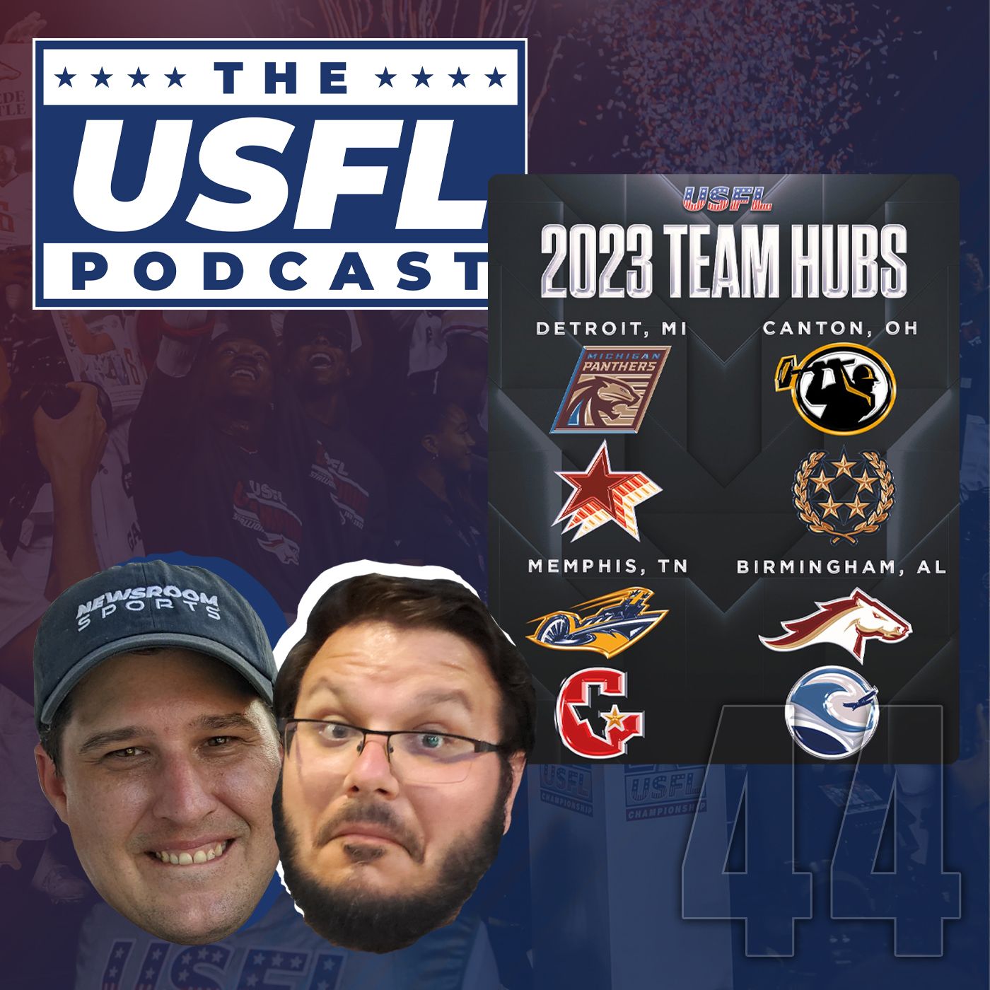 USFL Names Canton and Detroit as Northern Hubs for 2023 | USFL Podcast #44