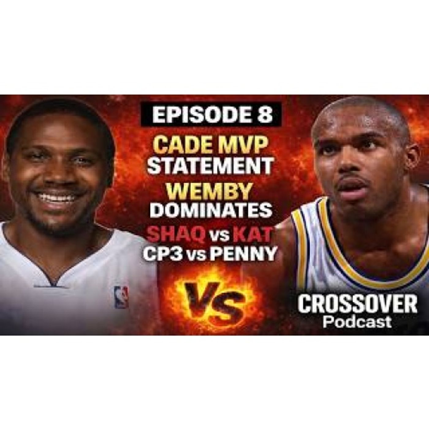SPURS HUMBLE PISTONS 😳 Cade’s MVP Case, Shaq Calls KAT SOFT, Acuff Jr Drops 49, _ Crossover Ep. 8 episode artwork