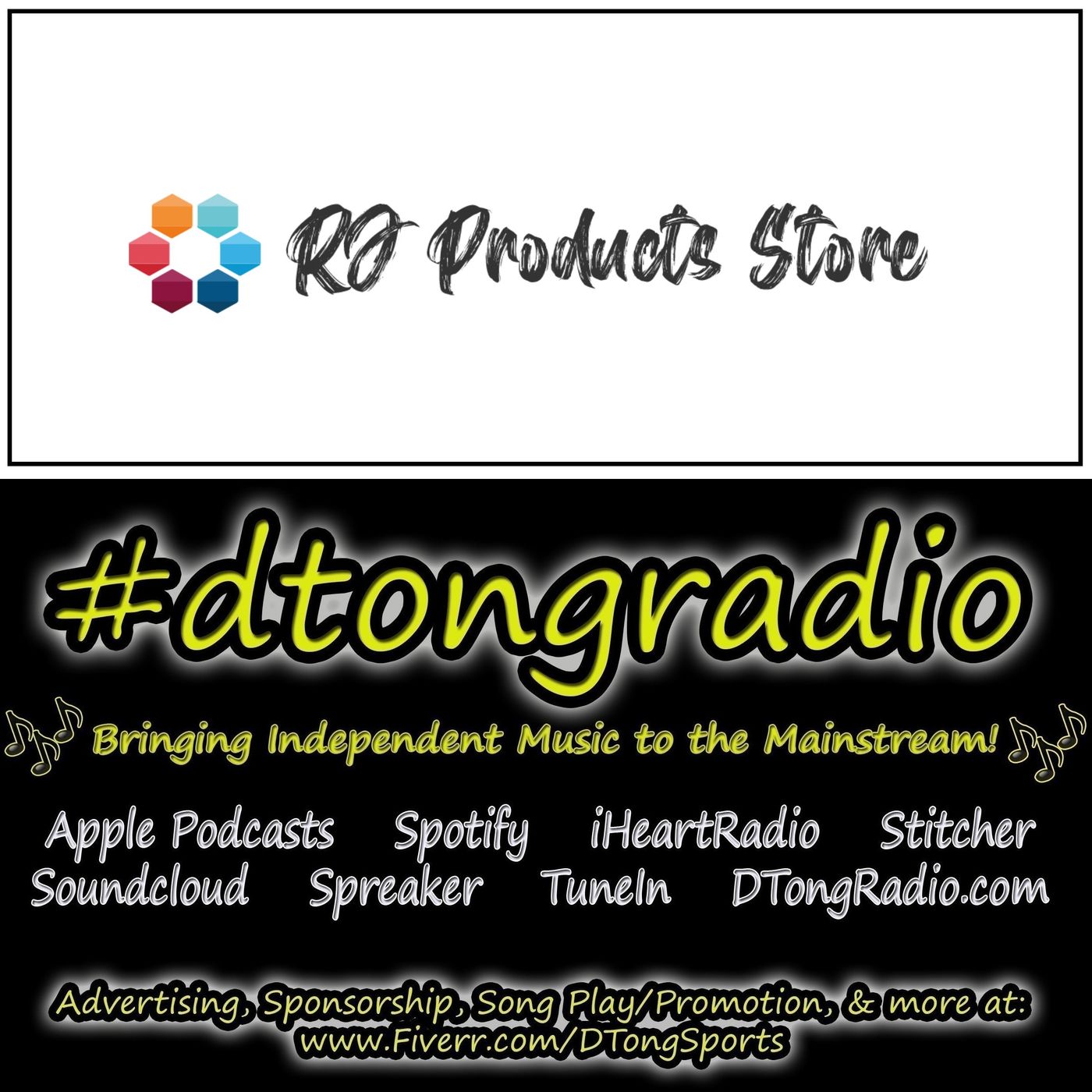 #NewMusicFriday on #dtongradio - Powered by rjproductsstore.com episode artwork