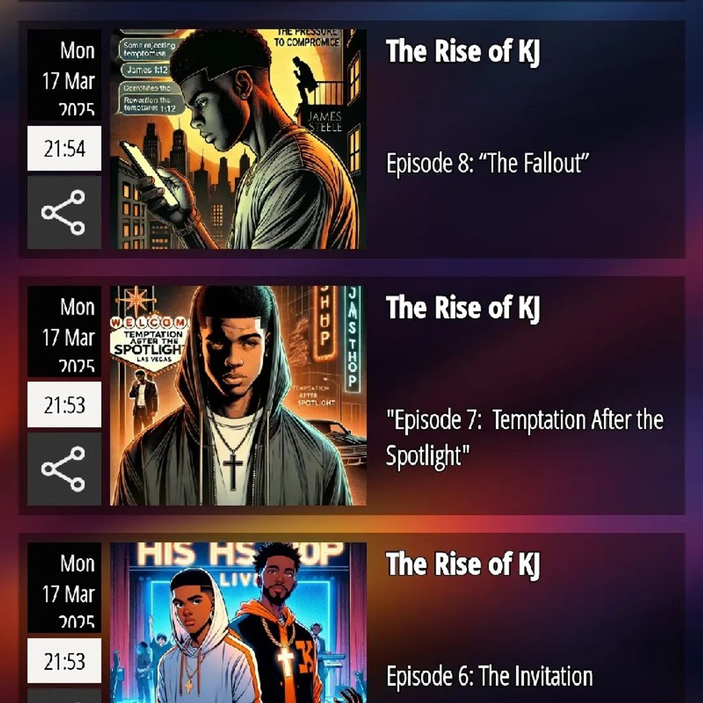 The Rise Of Kj episode artwork