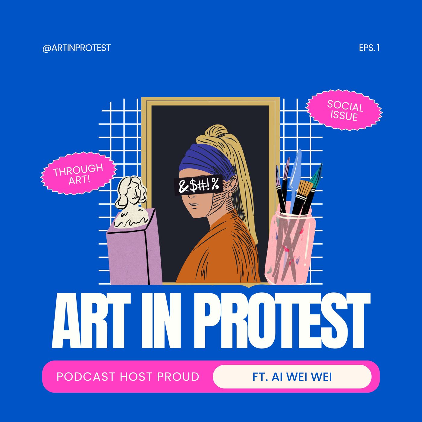 Art In Protest - Pinku & Proud podcast artwork