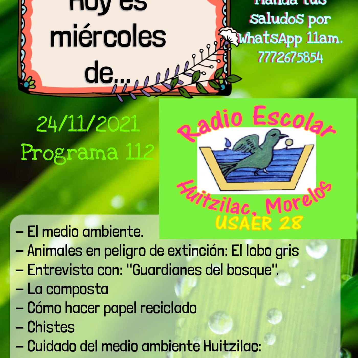 Radio Escolar Huitzilac, Morelos.
