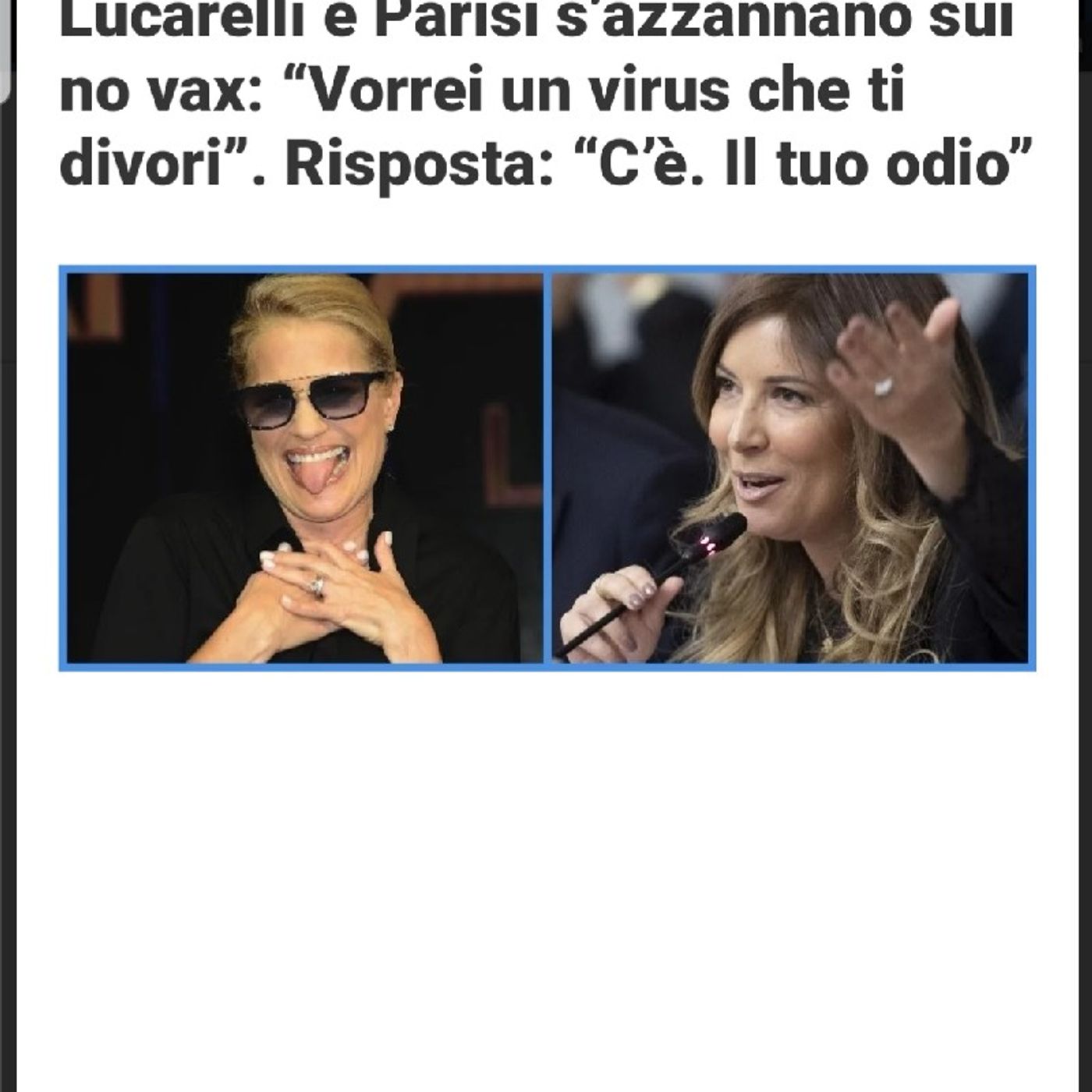 Polemiche (a volte) in allegria