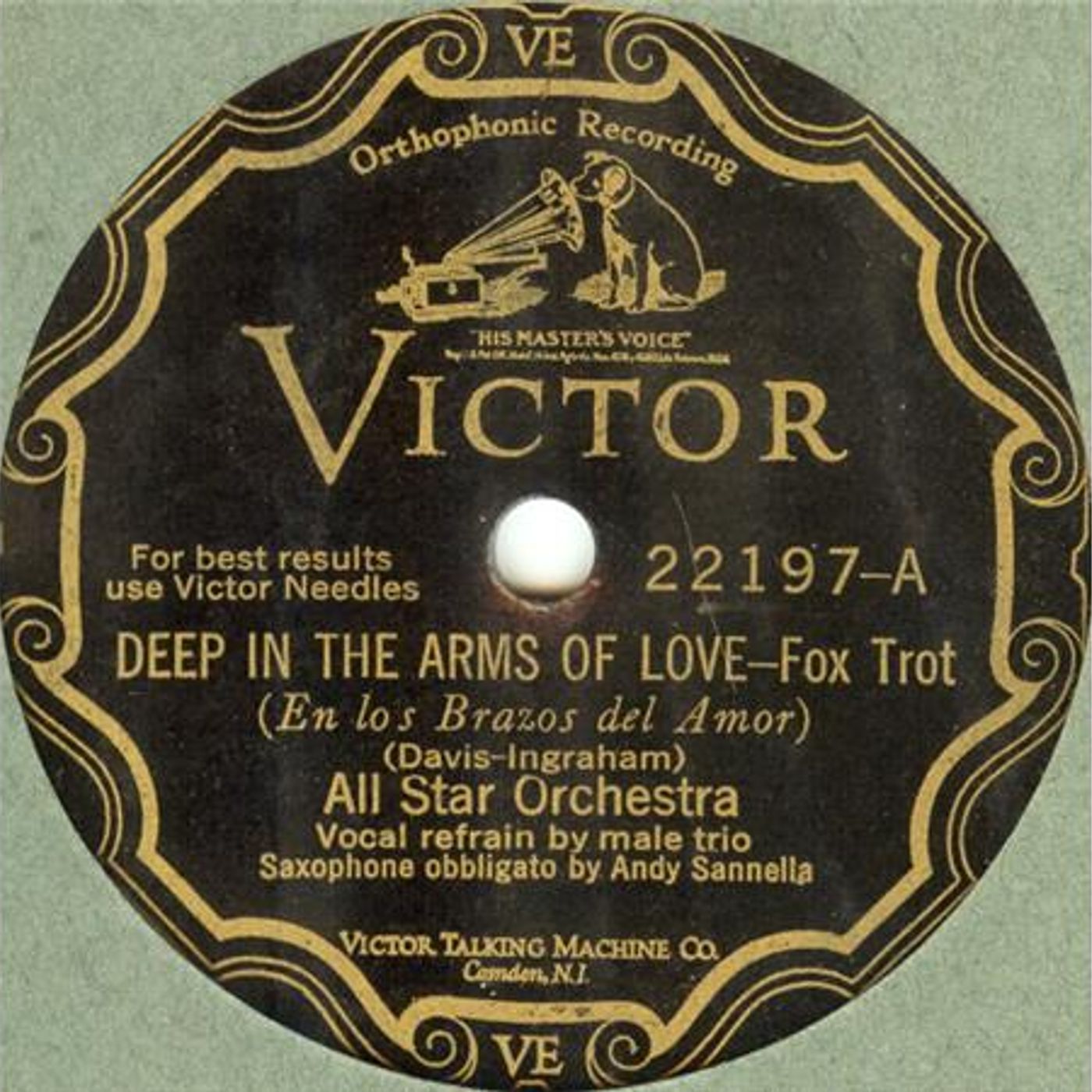 All Star Orchestra ‎– Deep in the Arms of Love / I'll Close My Eyes to the Rest episode artwork