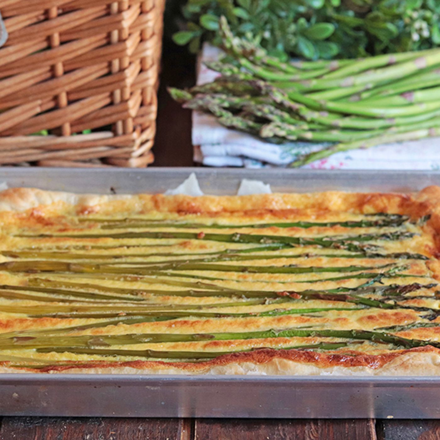 Torta di asparagi