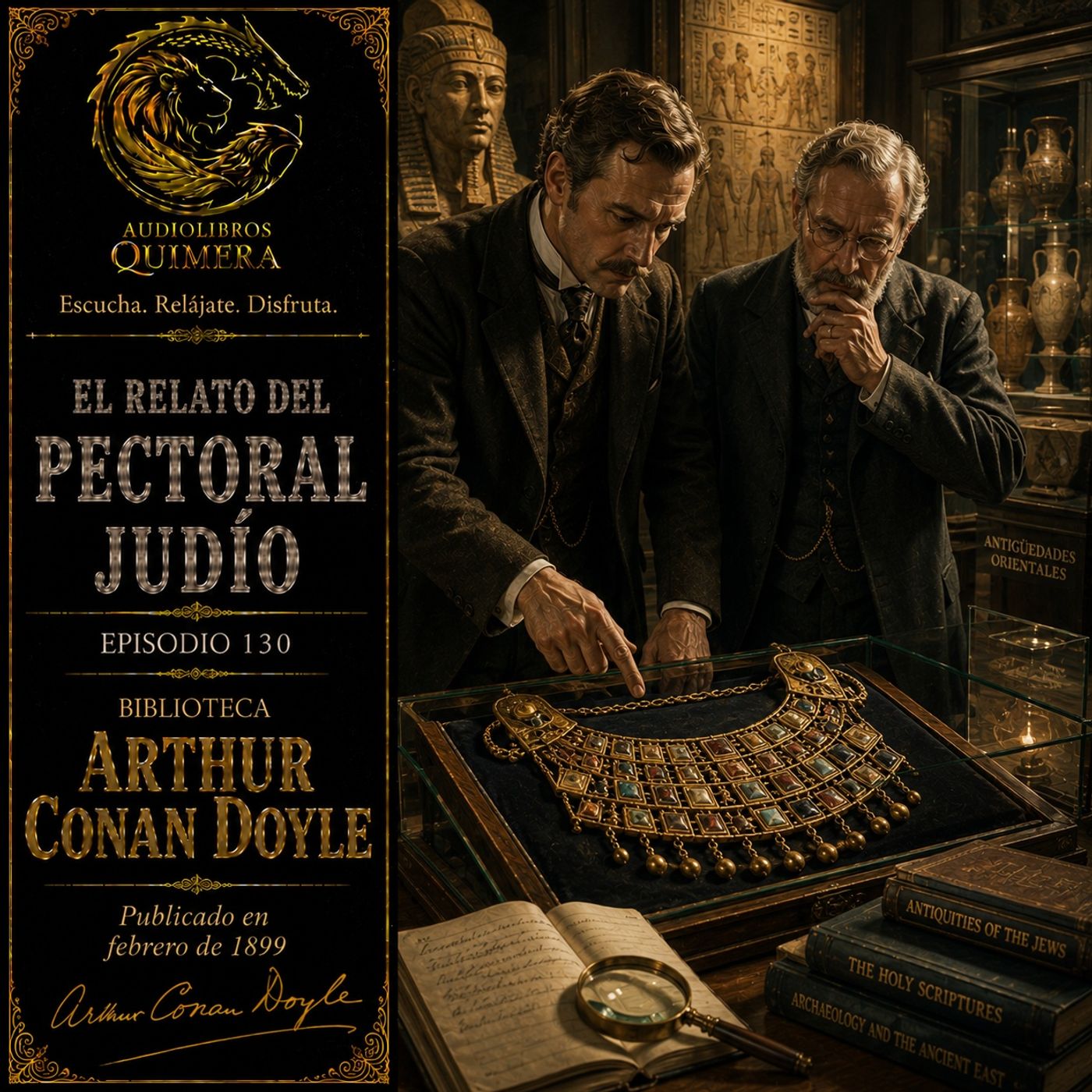130 - El Relato del Pectoral Judío Audiolibro - Arthur Conan Doyle episode artwork
