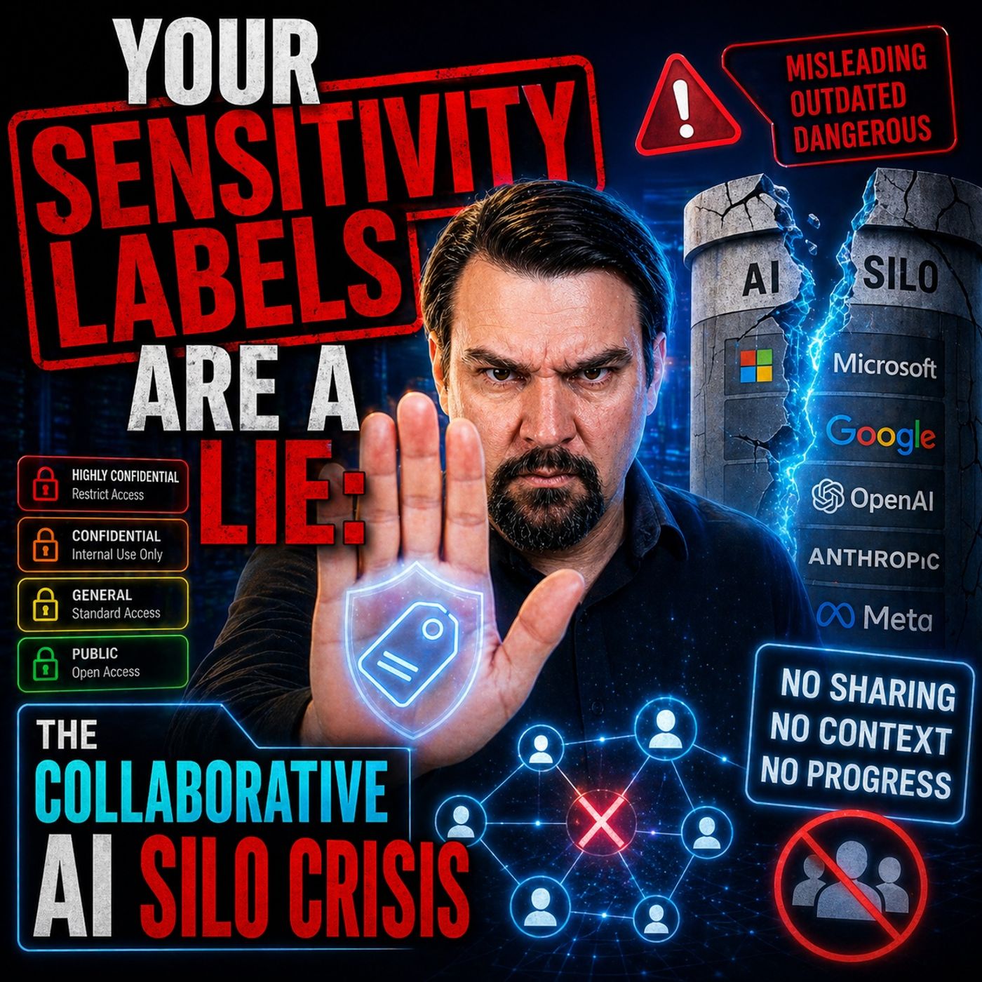 Your Sensitivity Labels Are A Lie: The Collaborative AI Silo Crisis