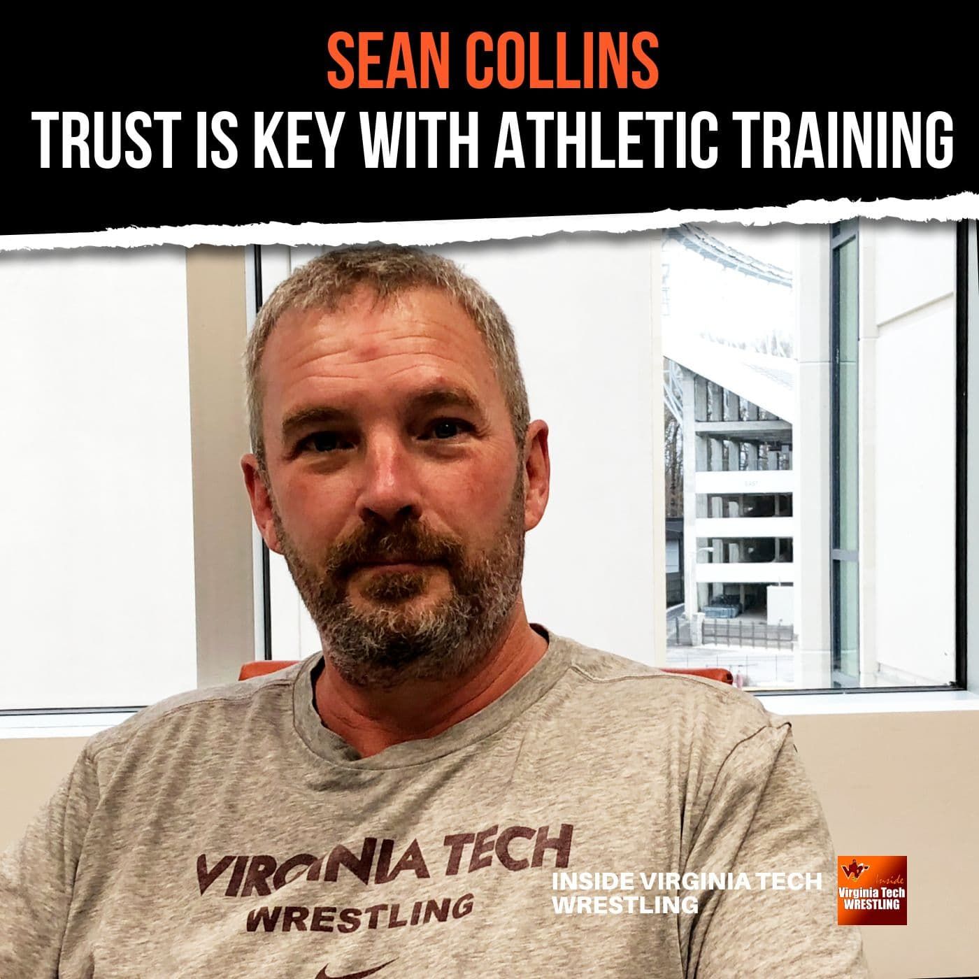Athletic Trainer Sean Collins is on the front lines for Hokies wrestling - VT110