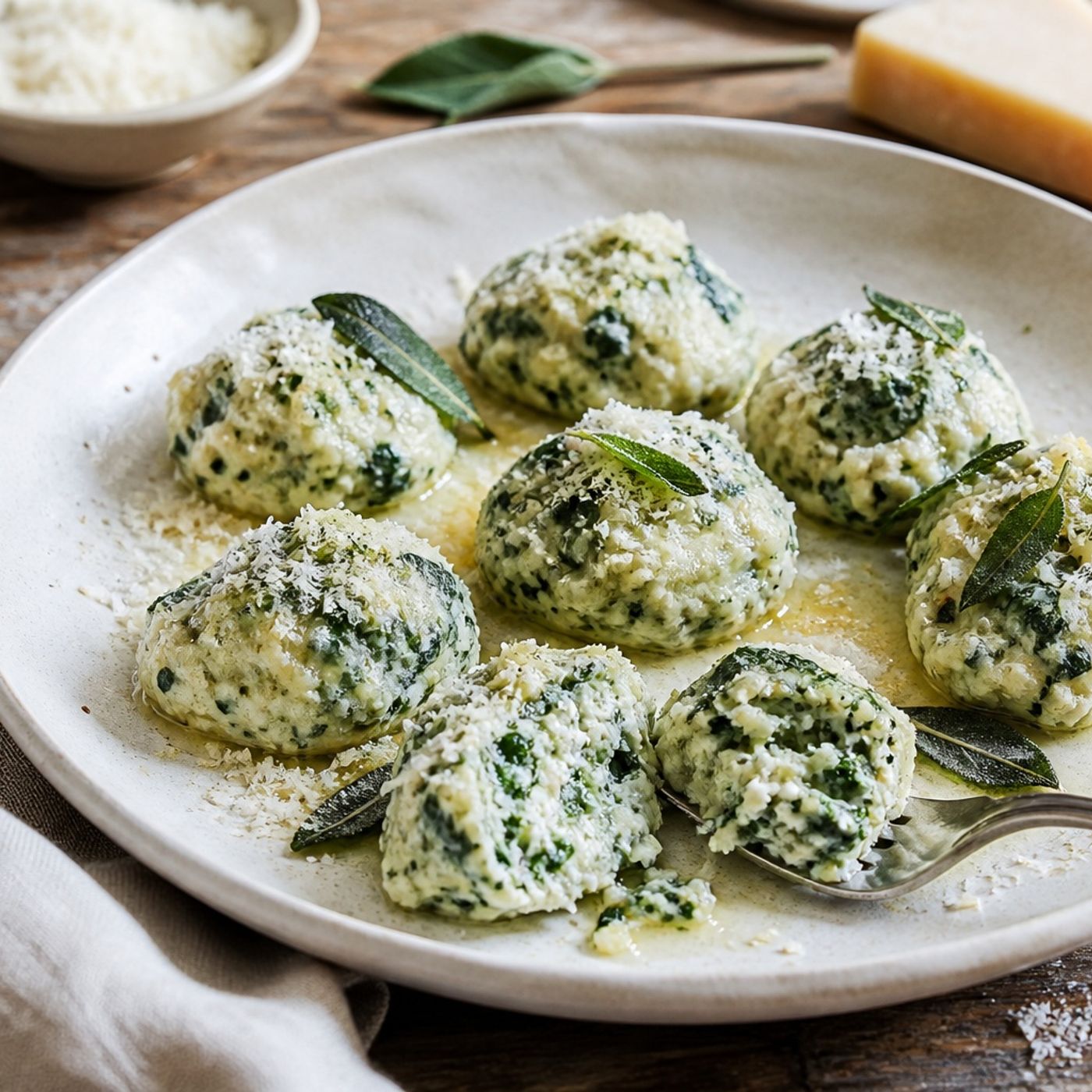 Gnudi di ricotta e spinaci: morbidi, delicati e senza pasta episode artwork