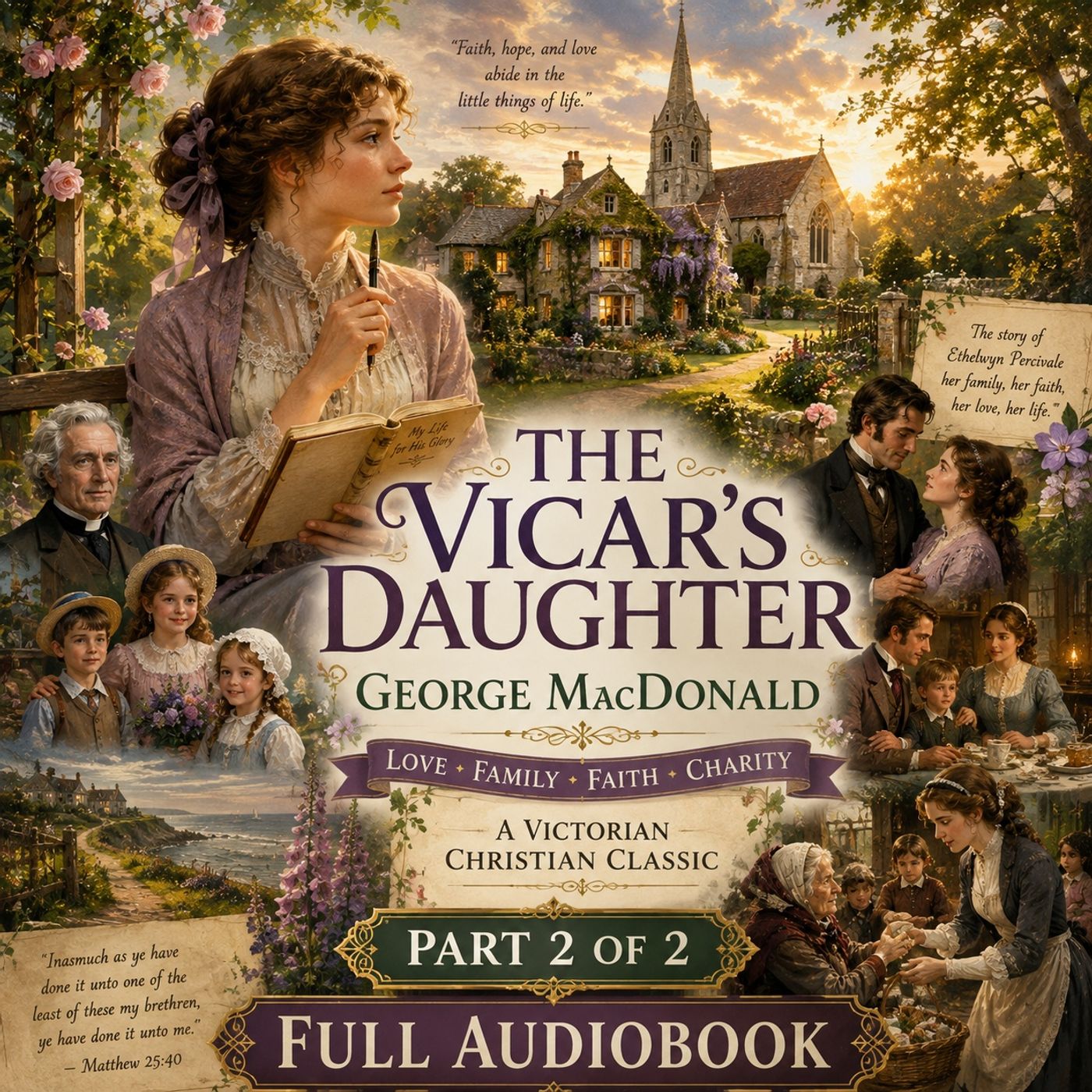 The Vicar's Daughter by George MacDonald | Victorian Love, Family & Christian Faith | Classic Christian Novel | Part 1