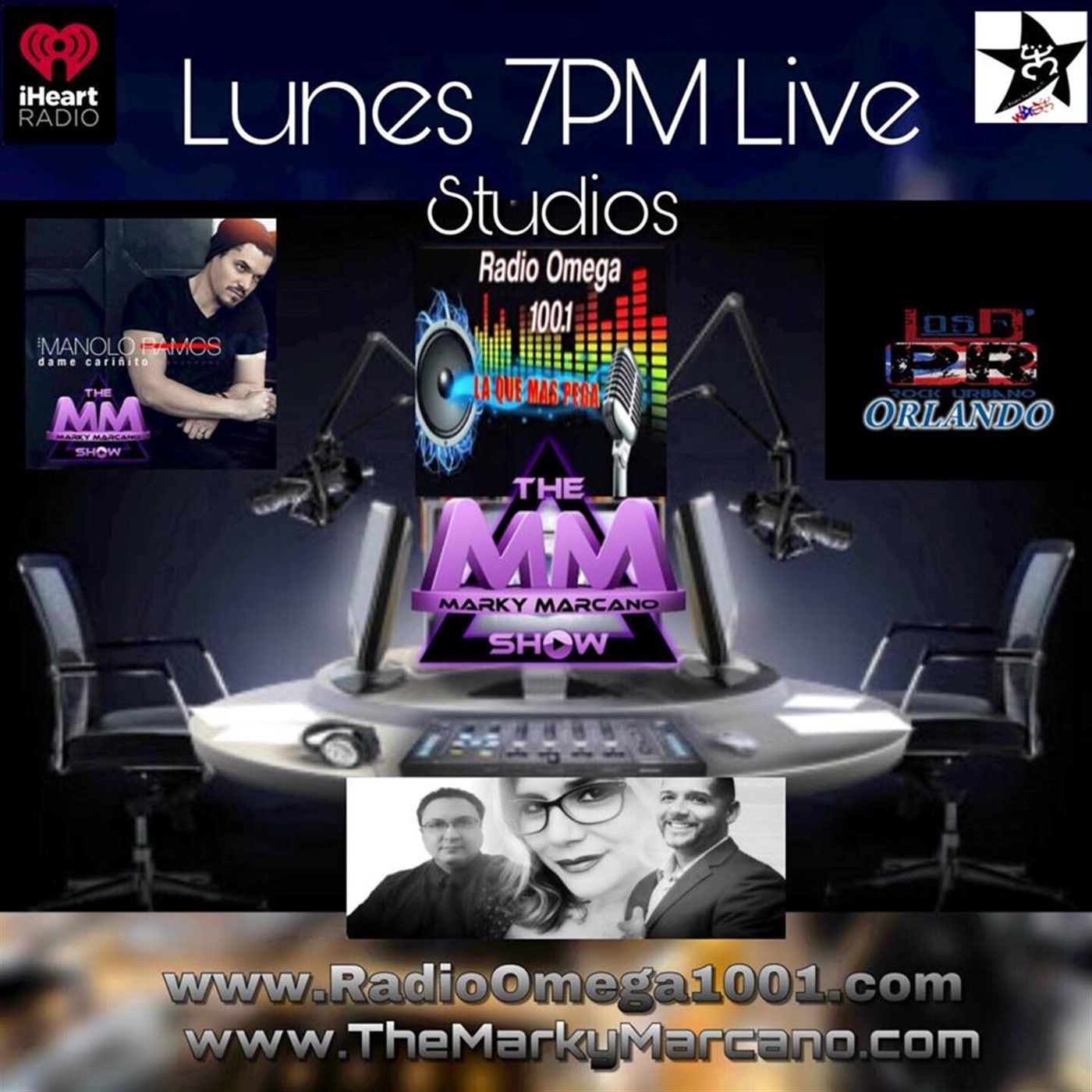 Live Studio Radio Omega 100.1 |Cantante Manolo Ramos | Urban Rock Los DPR episode artwork