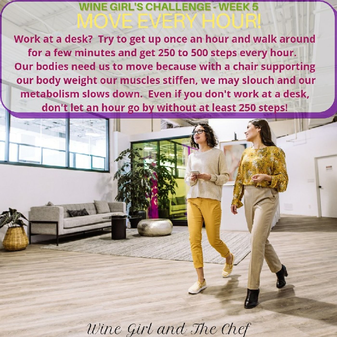 Wine Girl's Healthy Challenge Week 5 - you've got to move it! episode artwork