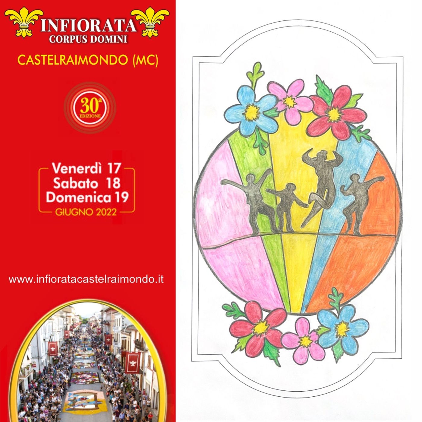 Infiorata Castelraimondo 2022 - GTMarche