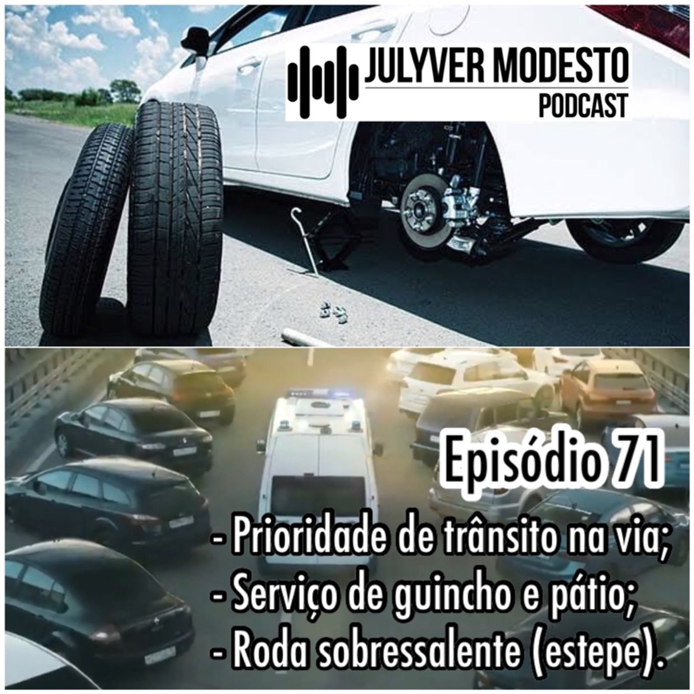 Trânsito, por Julyver Modesto