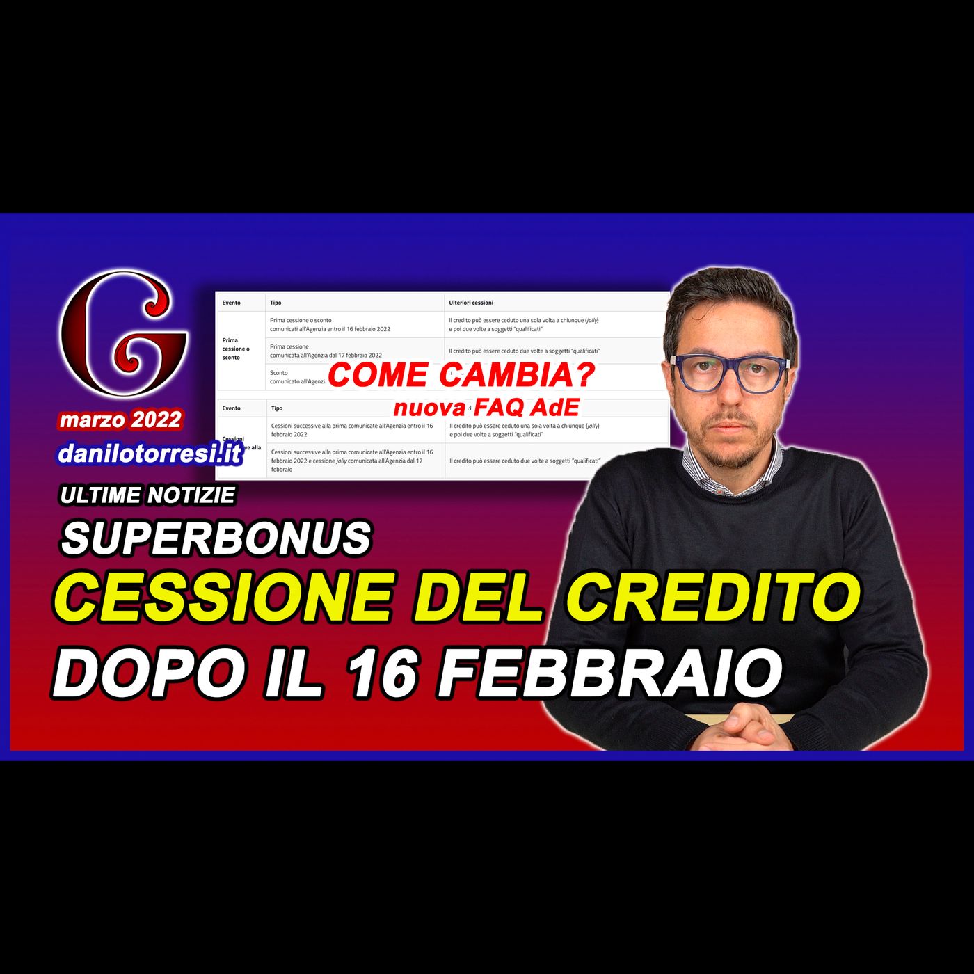 SUPERBONUS 110 ultime notizie cessione del credito - l’Agenzia chiarisce con una nuova FAQ episode artwork