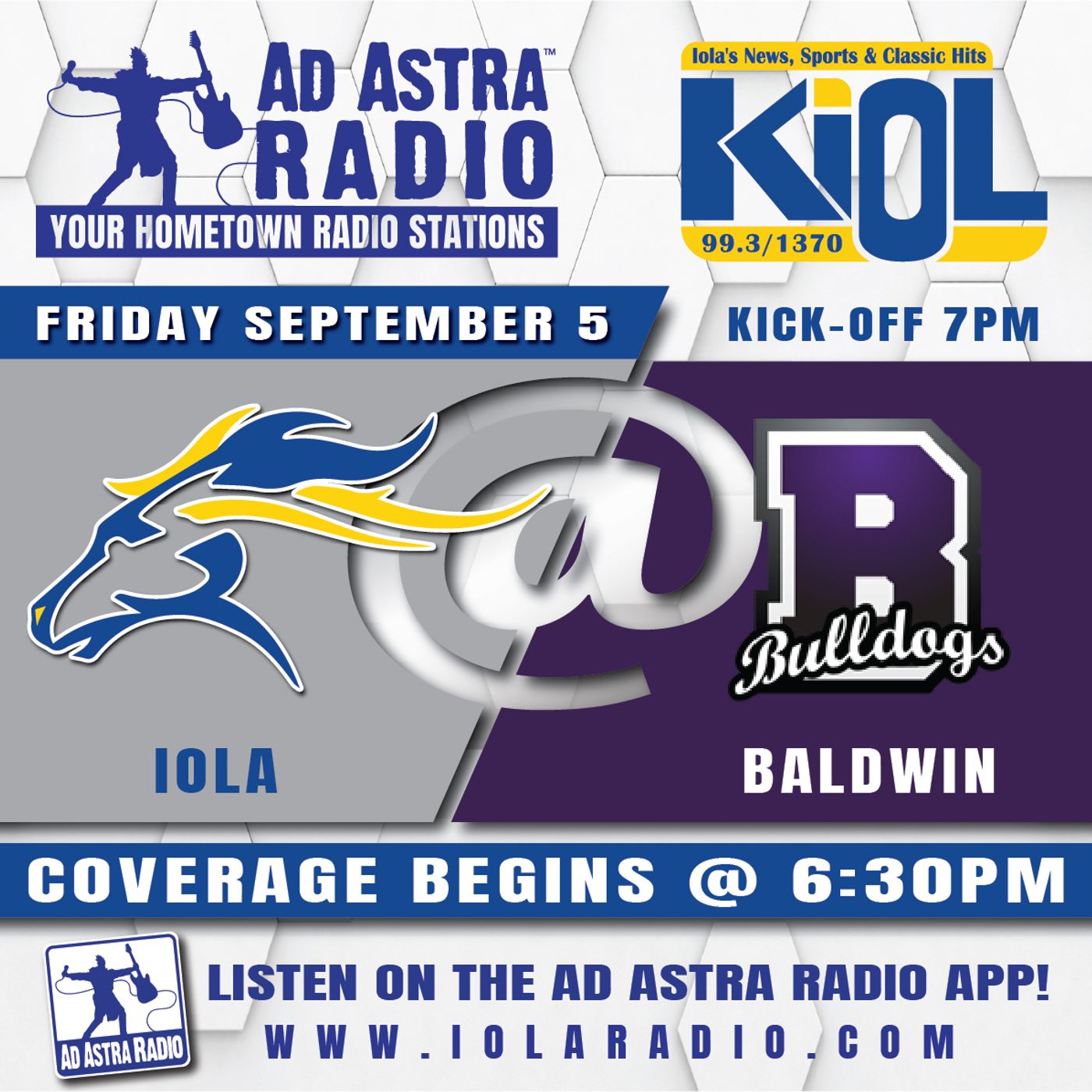 Iola Mustangs at Baldwin Bulldogs Football (September 5, 2025) episode artwork