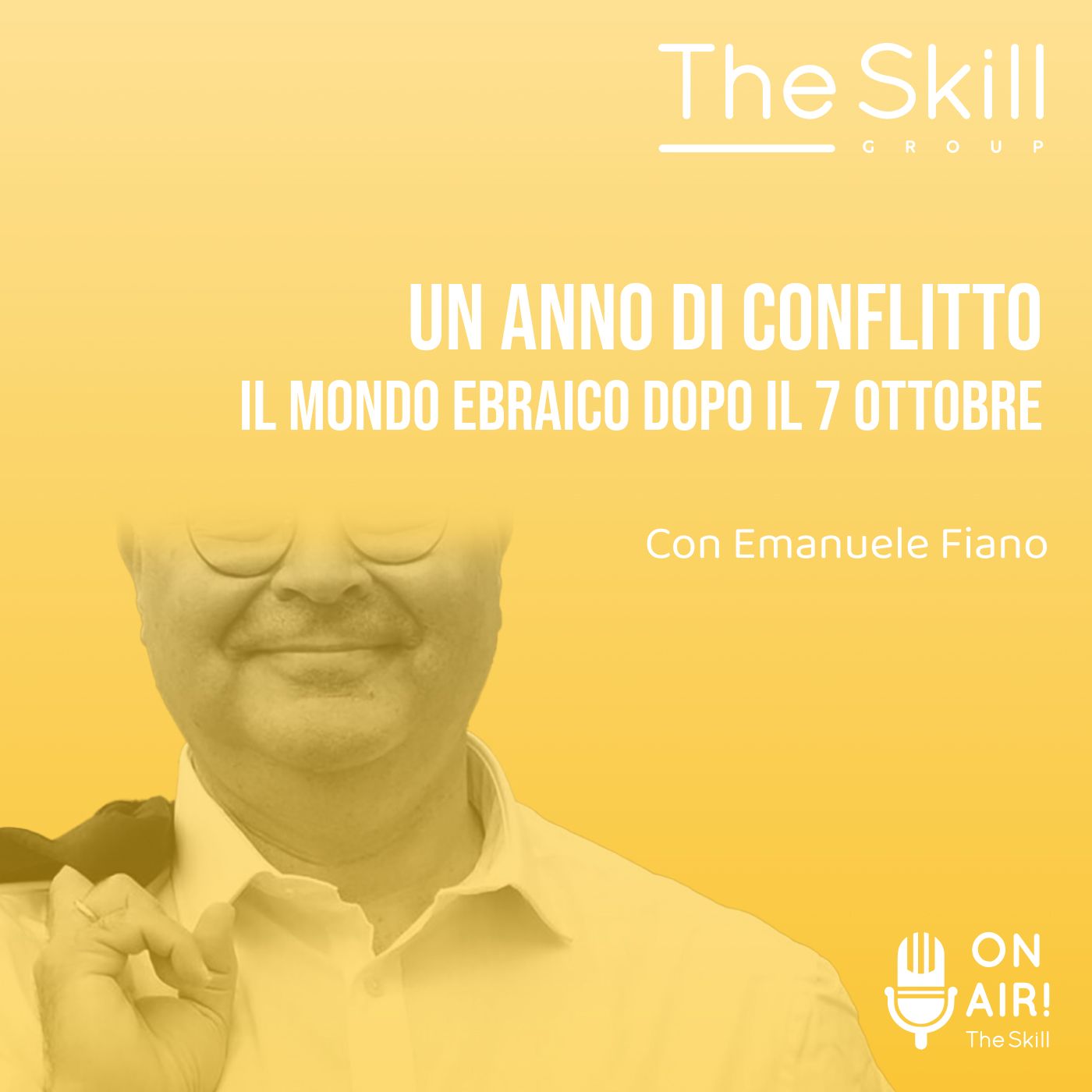 Ep. 134 - Un anno di conflitto: il mondo ebraico dopo il 7 ottobre. Con Emanuele Fiano episode artwork