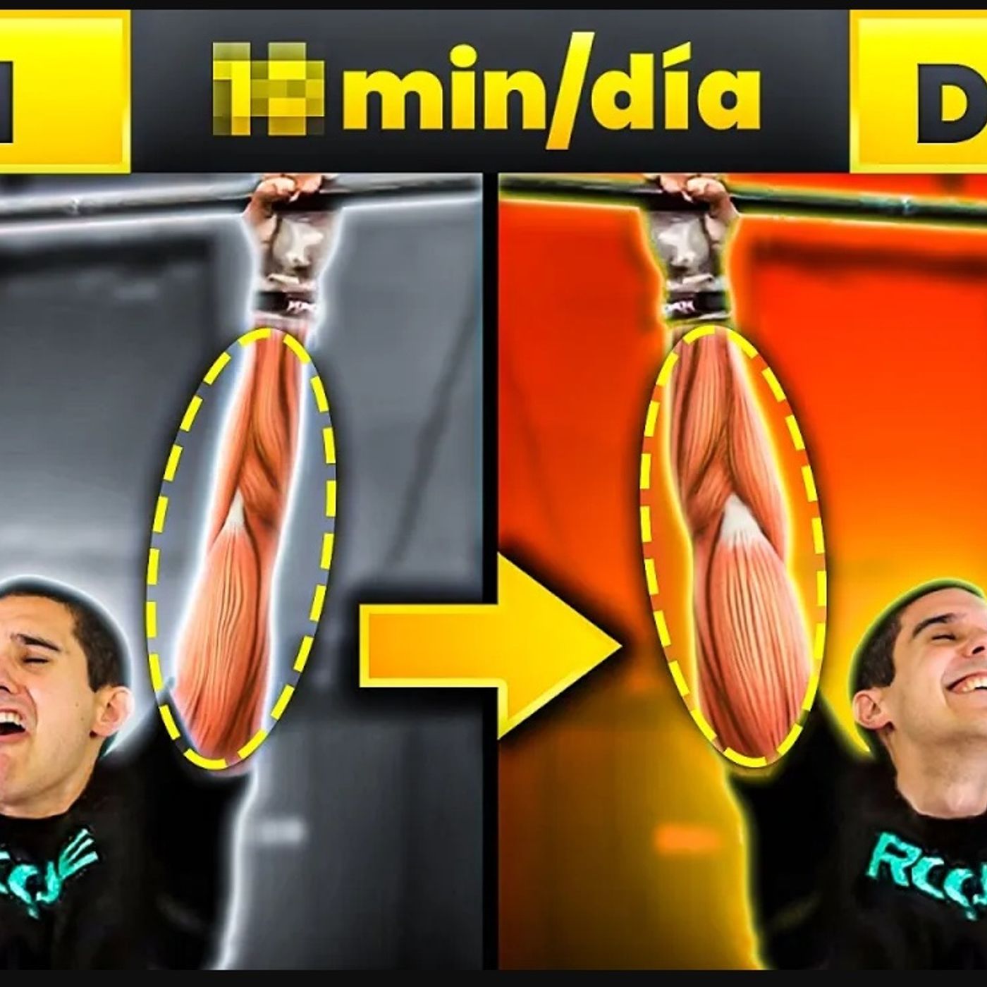 ¡INCREÍBLE!💪DESCUBRE cómo COLGARTE durante 100 segundos al día puede TRANSFORMAR tu CUERPO