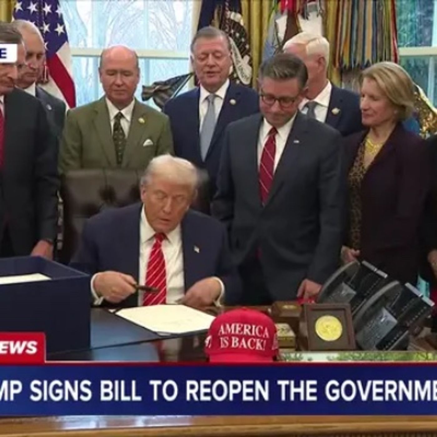 President trump on Tuesday signed the government funding package to end the partial shutdown episode artwork
