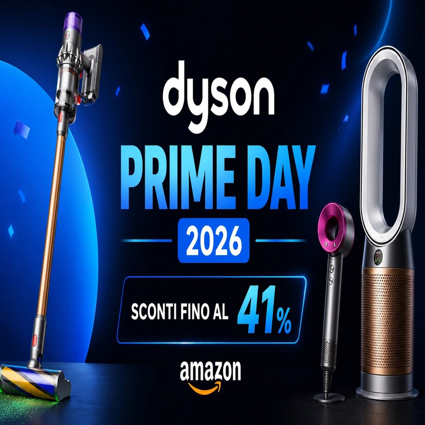 Prodotti Dyson al Prime Day 2026 sconti fino al 41 su aspirapolvere, Airwrap e Supersonic episode artwork