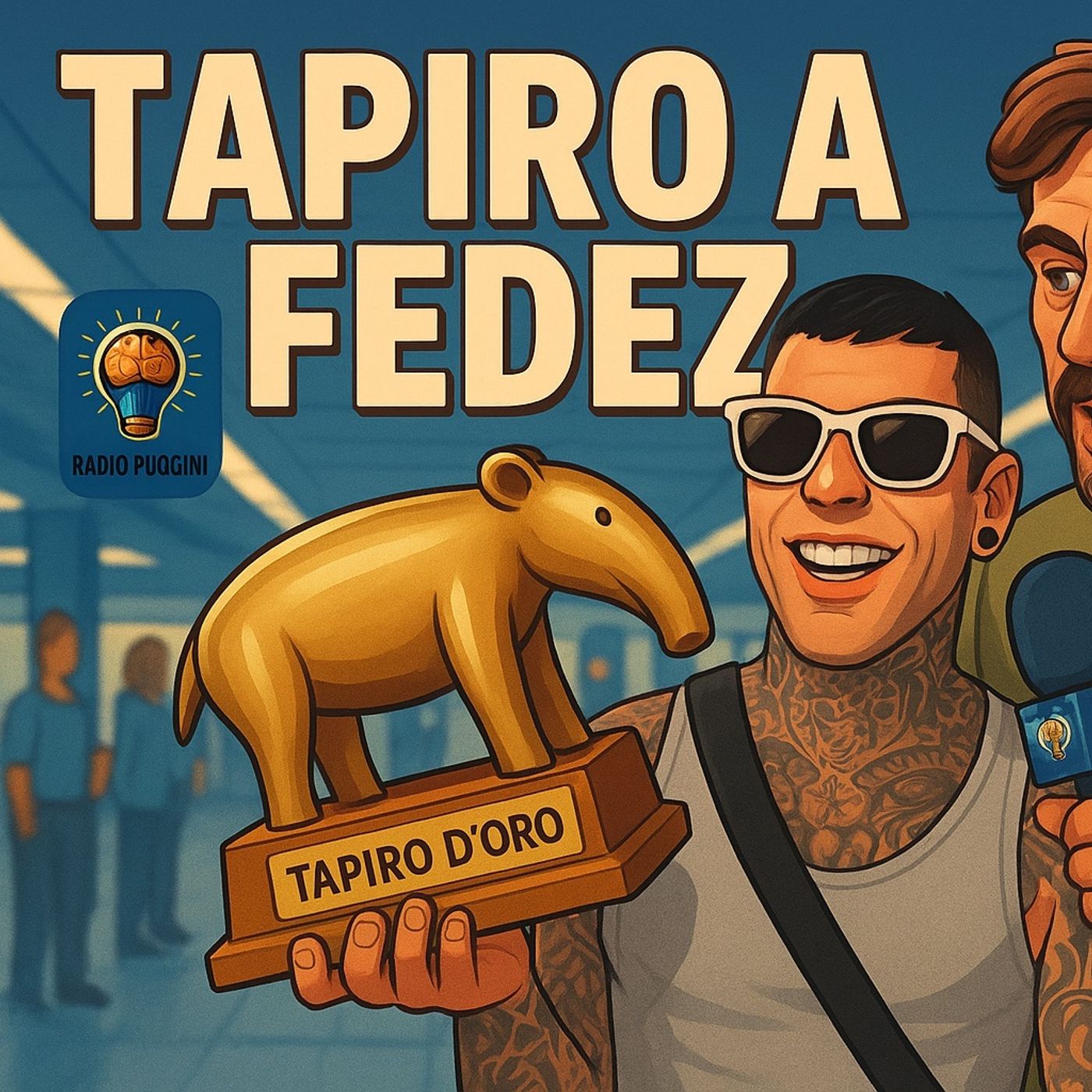 Fedez - Ennesimo Tapiro D'Oro da Striscia la Notizia! Le responsabilità di un personaggio pubblico - Radio Puggini episode artwork