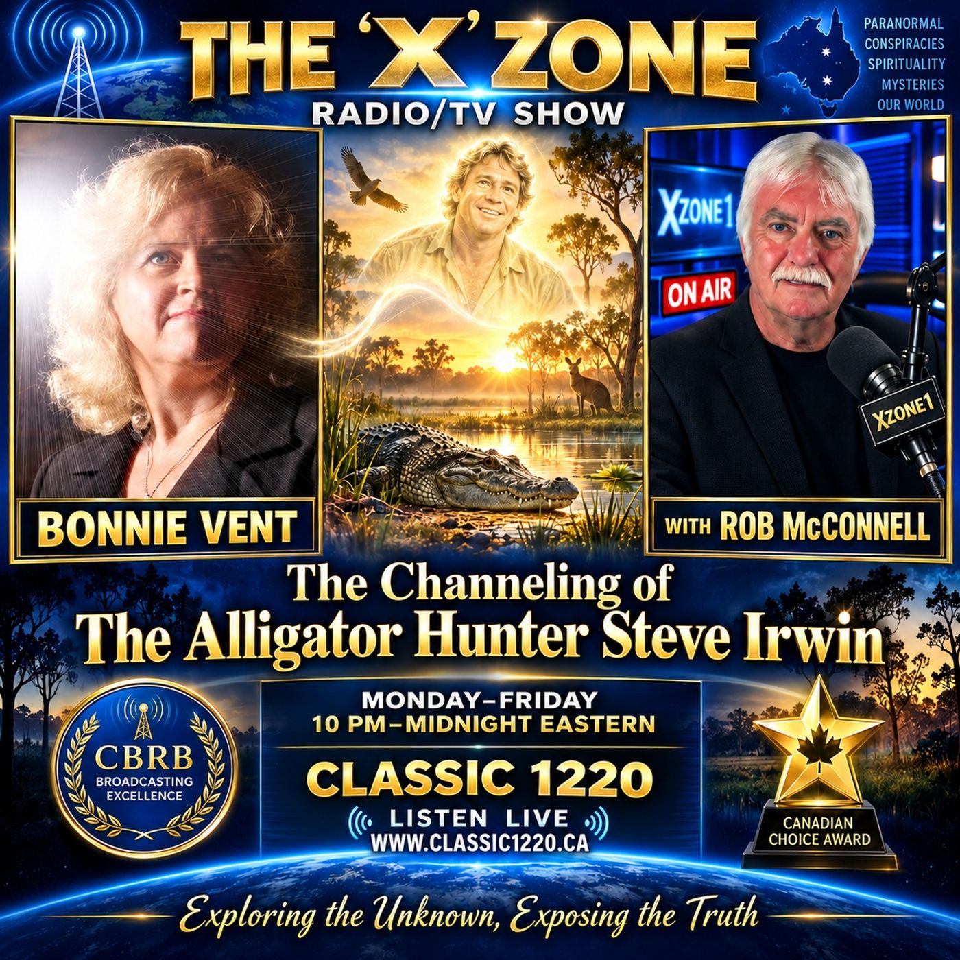 Rob McConnell Interviews - BONNIE VENT - The Channeling of The Alligator Hunter Steve Irwin