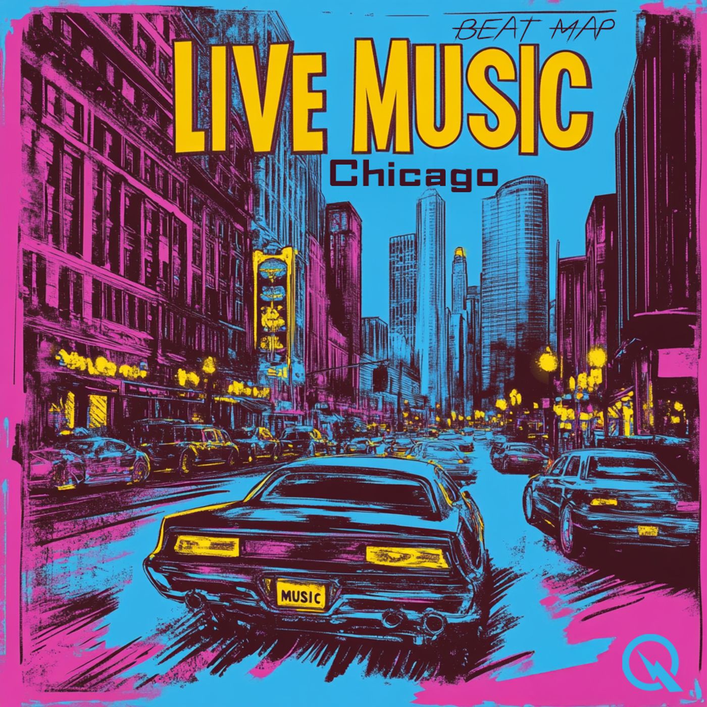 Live Music Chicago - Beat Map
