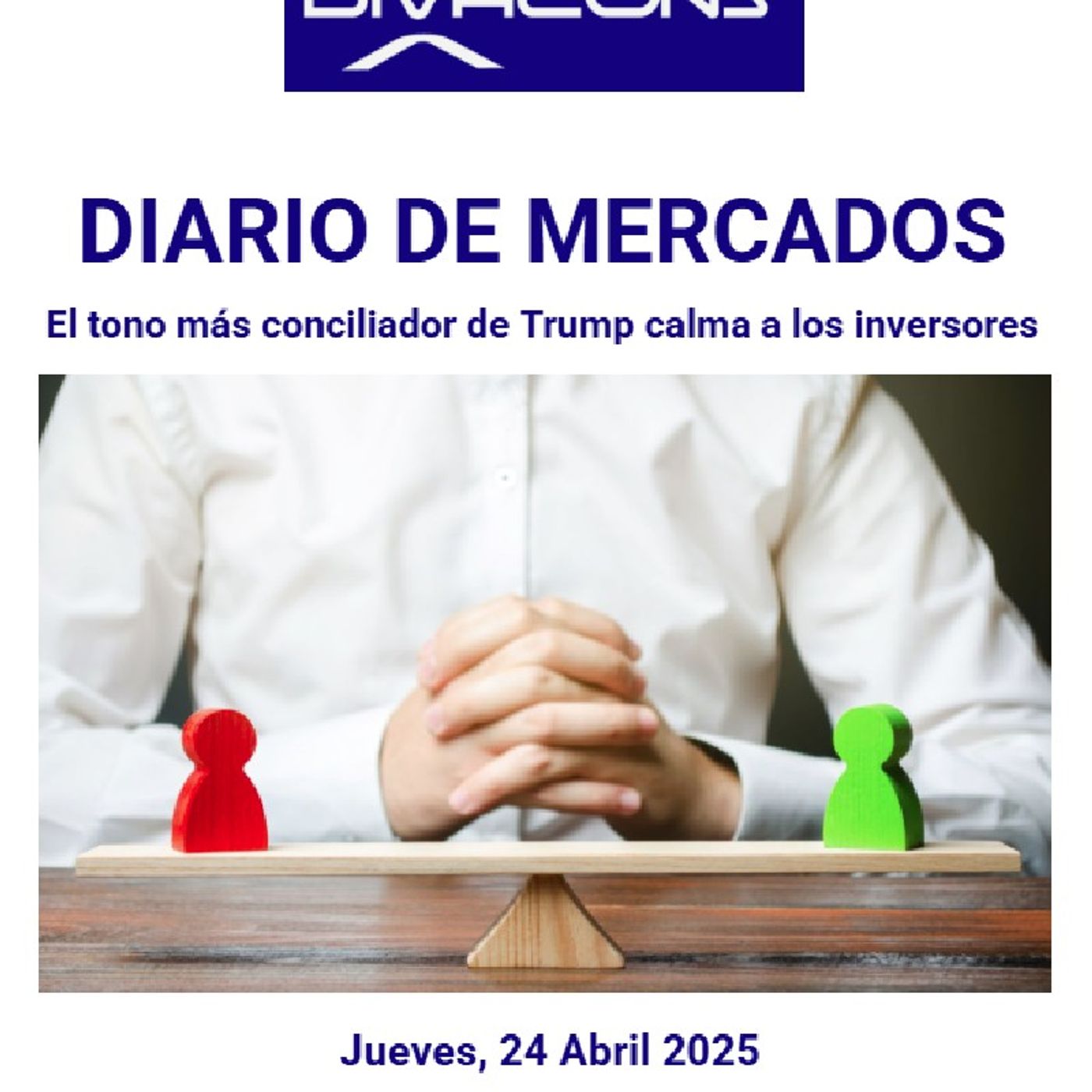 PODCAST en abierto DIARIO DE MERCADOS Jueves 24 Abril 2025 episode artwork