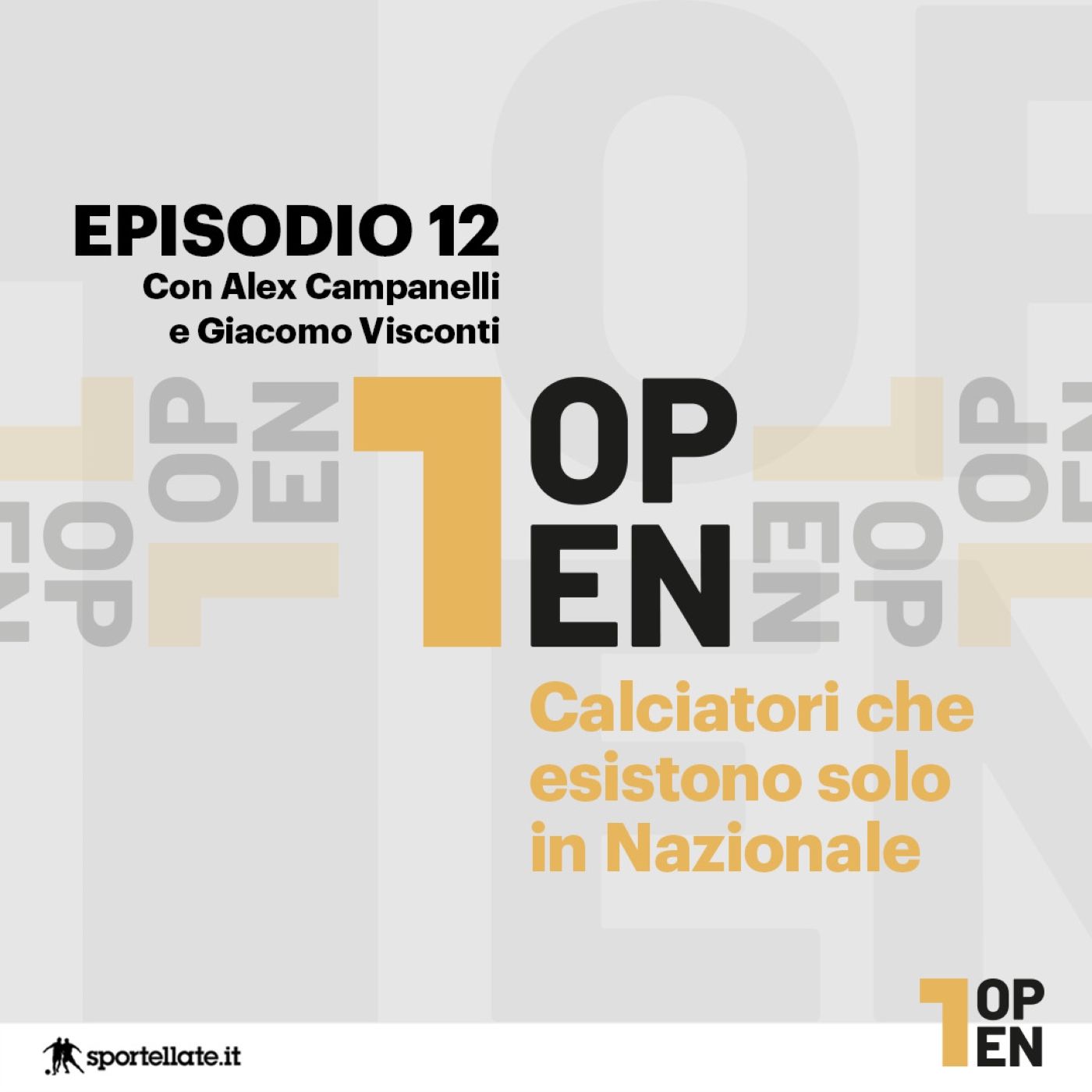 Episodio 12 - Calciatori che esistono solo in Nazionale (con Alex Campanelli e Giacomo Visconti) episode artwork