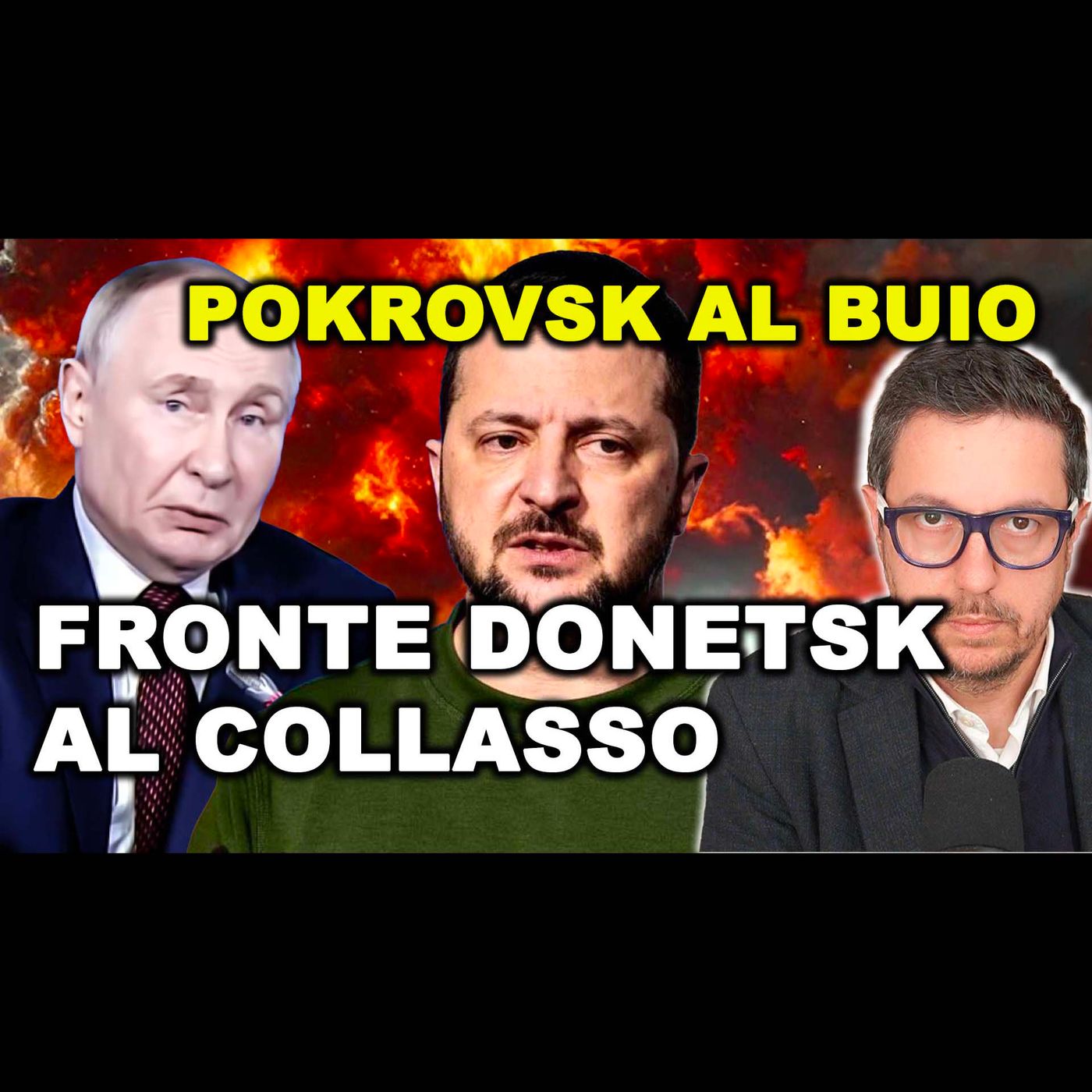 POKROVSK AL BUIO mentre i russi si avvicinano e il fronte a Donetsk in una situazione DRAMMATICA