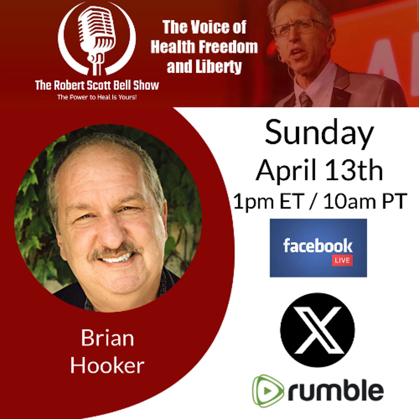 A Sunday Conversation with Brian Hooker PhD - Tylenol, Measles, Autism Risk & Healing Truth - The RSB Show 4-13-25 episode artwork