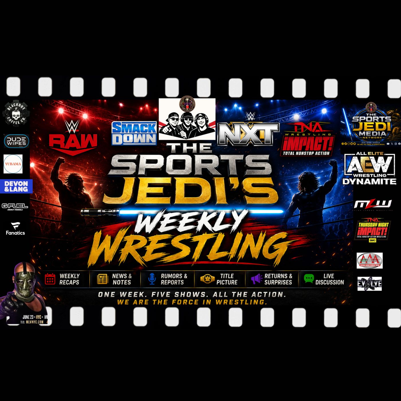 Sports Jedi's Weekly Wrestling | WWE RAW, SmackDown, NXT, AEW Dynamite & TNA iMPACT! Recap + Dark Side of the Ring Review (July 11–18, 2026)