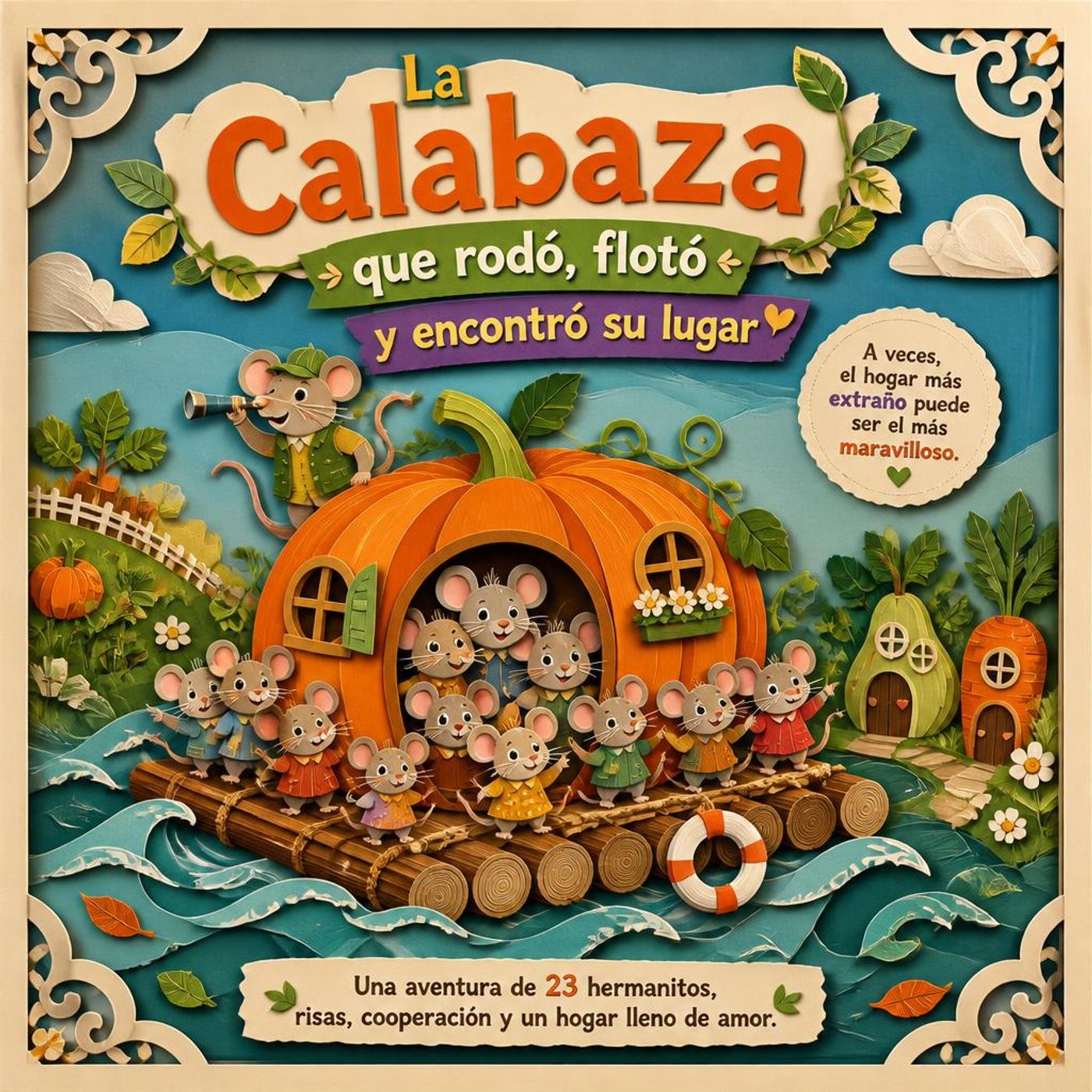 La familia Lirón y la casa de calabaza que rodó al río | Cuento infantil episode artwork