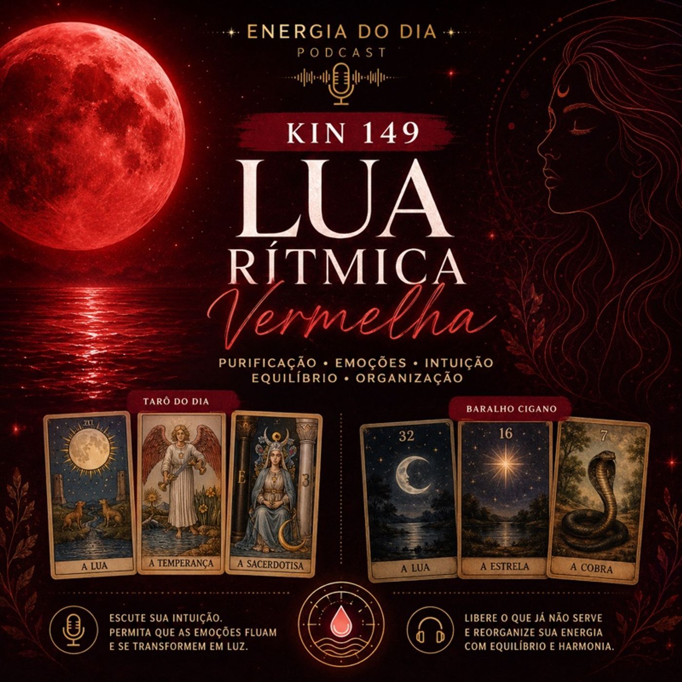 Energia do Dia | Kin 149 • Lua Rítmica Vermelha episode artwork