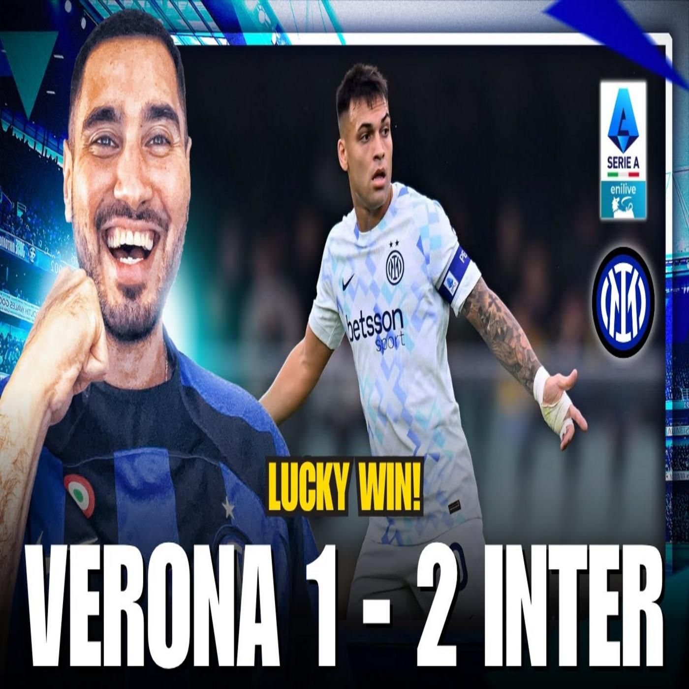 LUCKY LAST MINUTE WIN! Hellas Verona 1-2 Inter | Serie A Match Reaction episode artwork