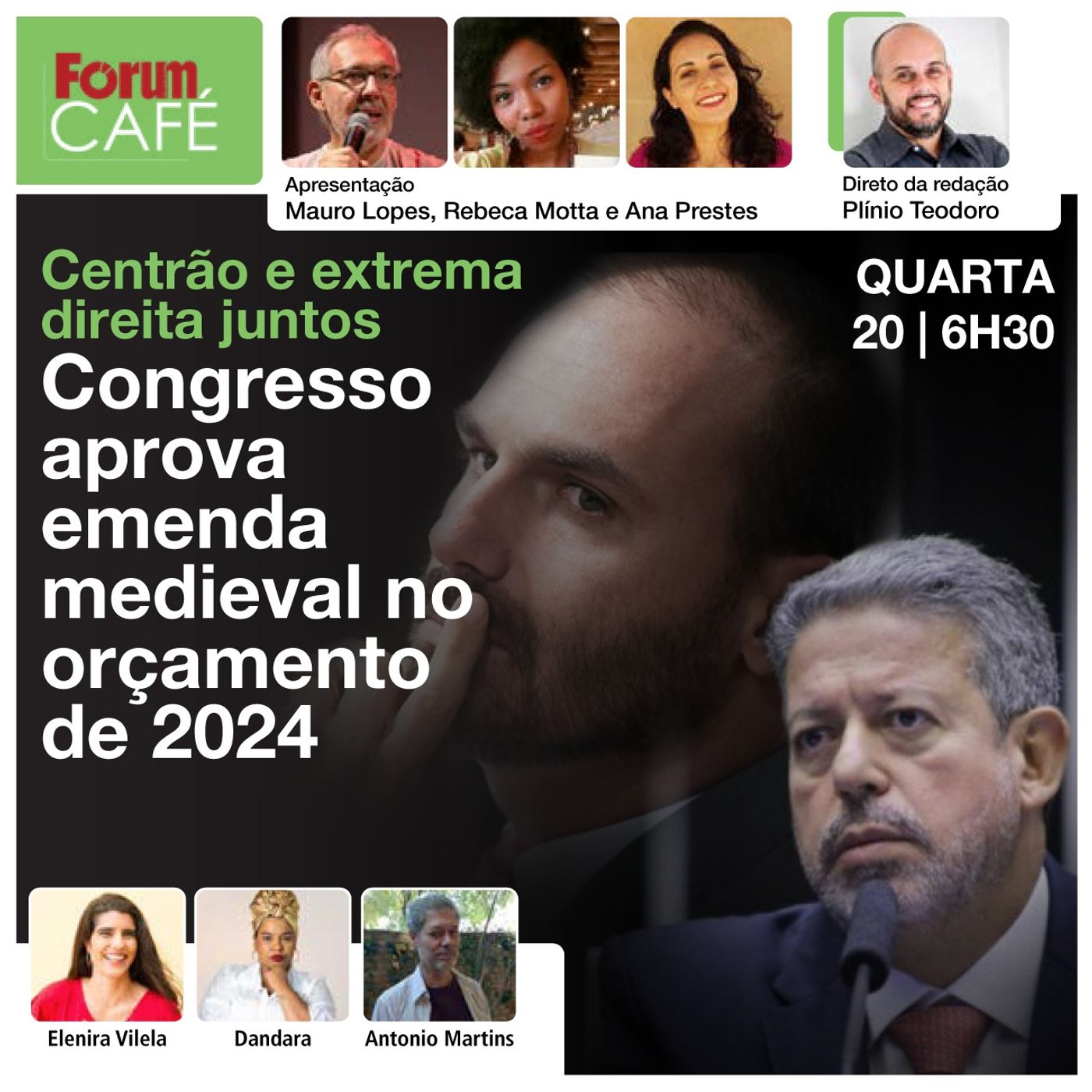 Centrão e extrema direita juntos: Congresso aprova emenda medieval no orçamento de 2024 | Fórum Café