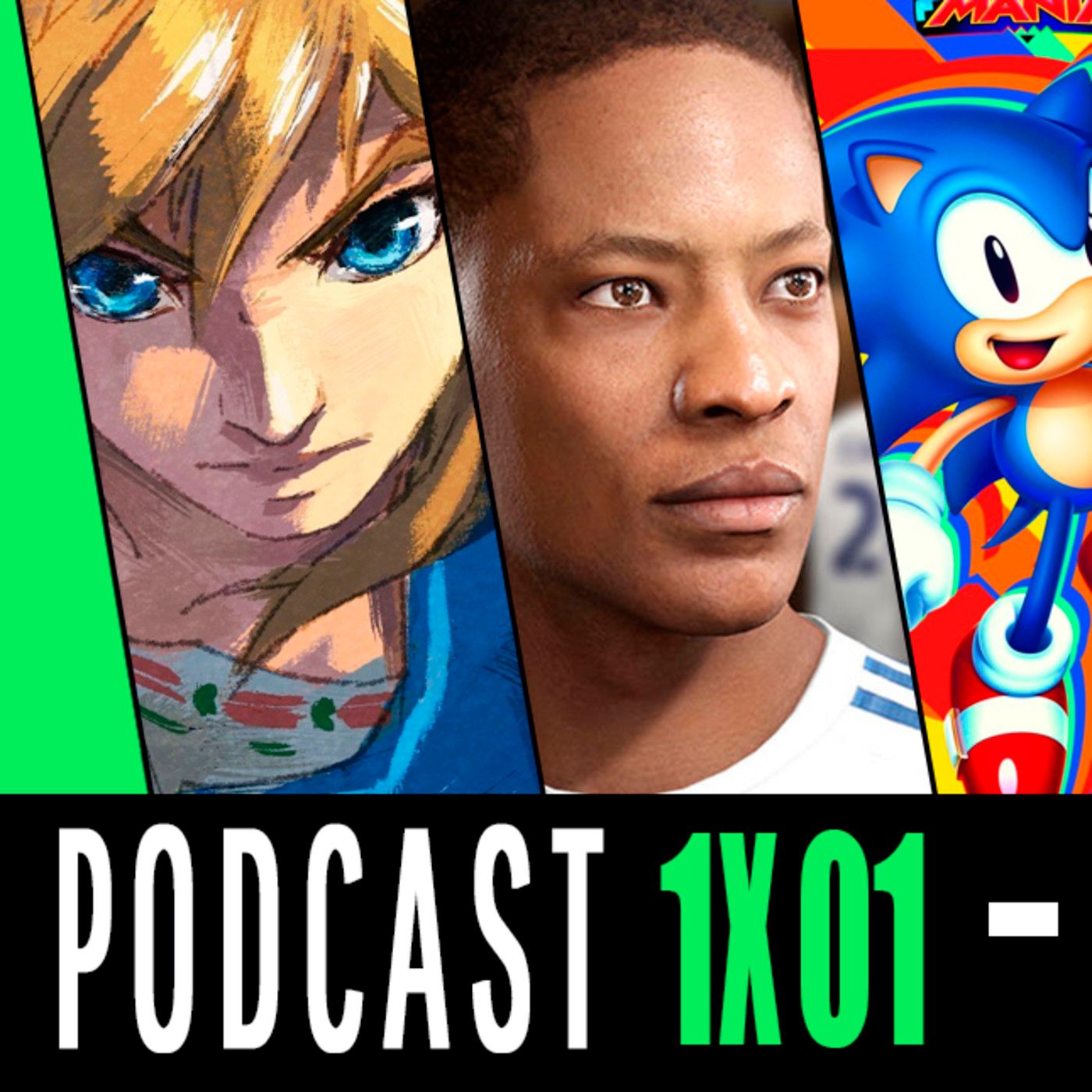 PODCAST SOULMERS 1x01 Glitch Zelda BotW, FIFA 18, Hellblade: Shanua's Sacrifice, Sonic Mania, Mario + Rabbids episode artwork