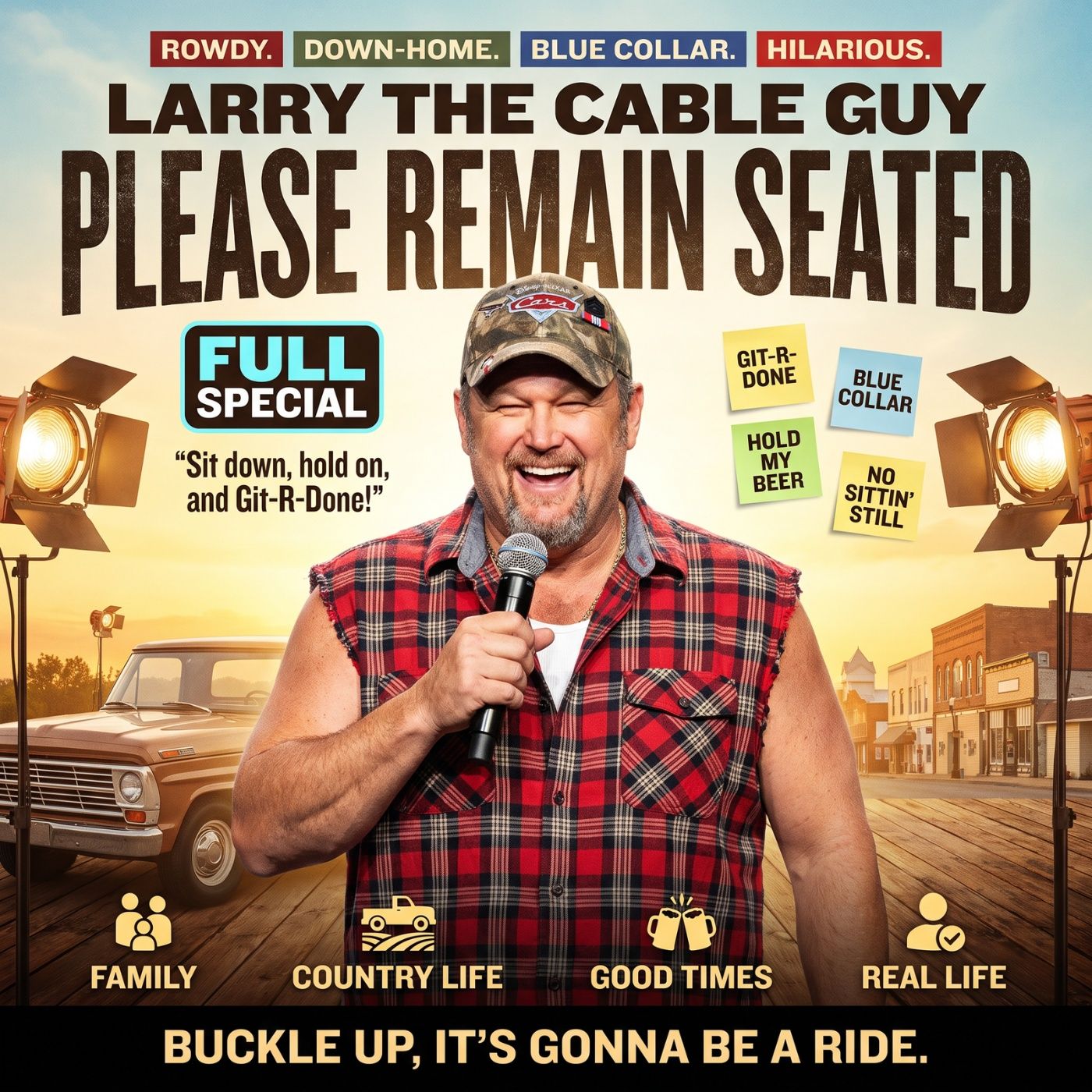 Larry the Cable Guy – Please Remain Seated Full Special (Stand-up Comedy)