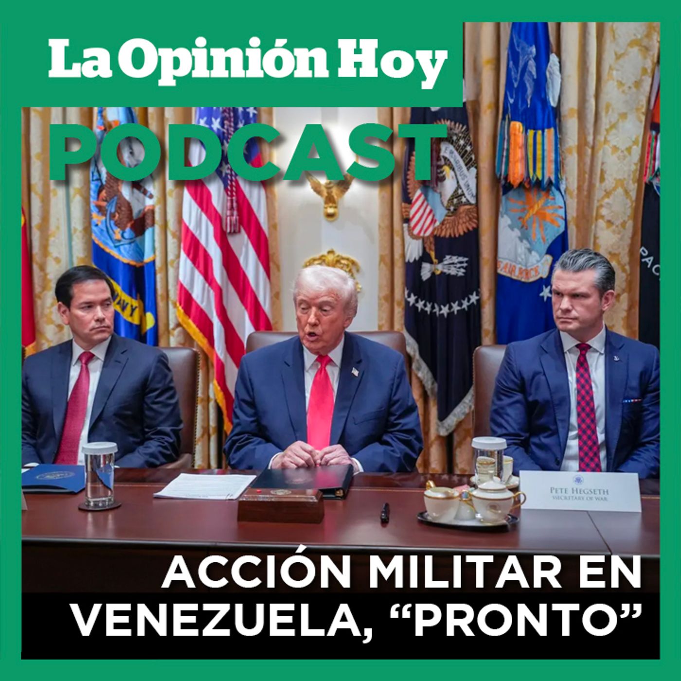 Donald Trump informó que liderará acciones militares en Venezuela.