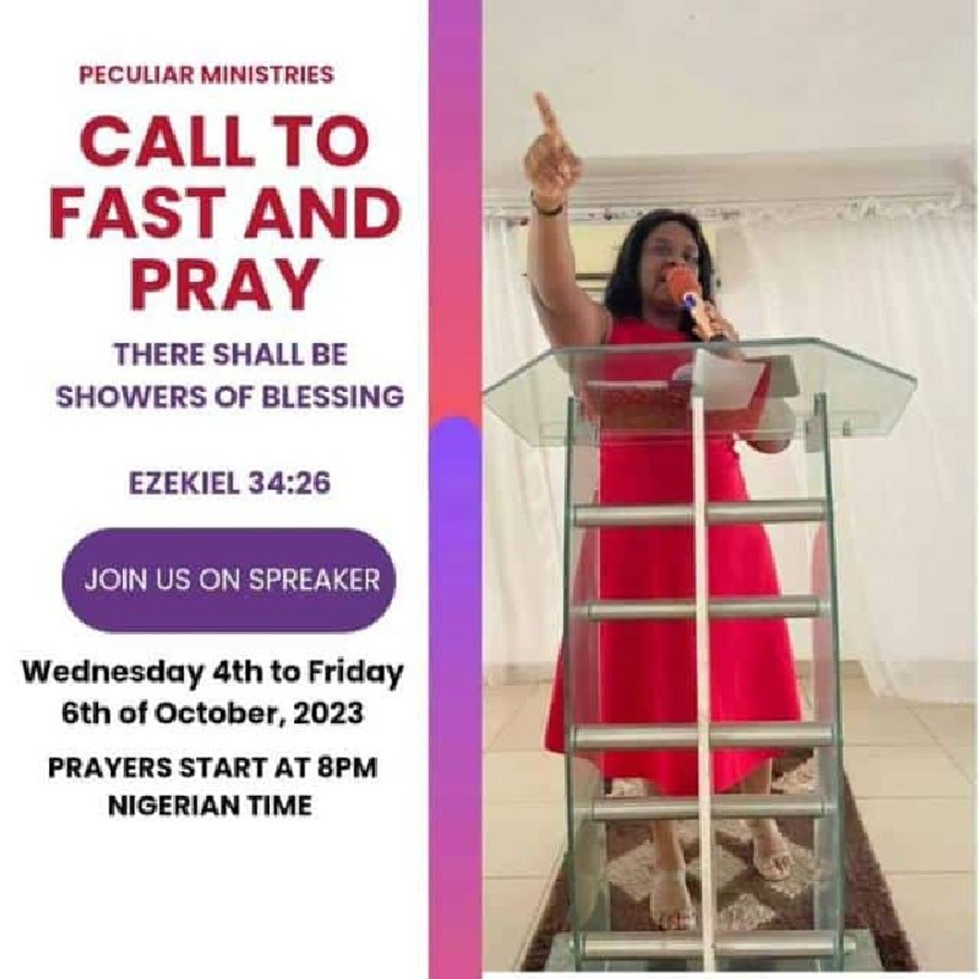 Day 3 - Call To Fast & Pray Friday October 6, 2023 episode artwork