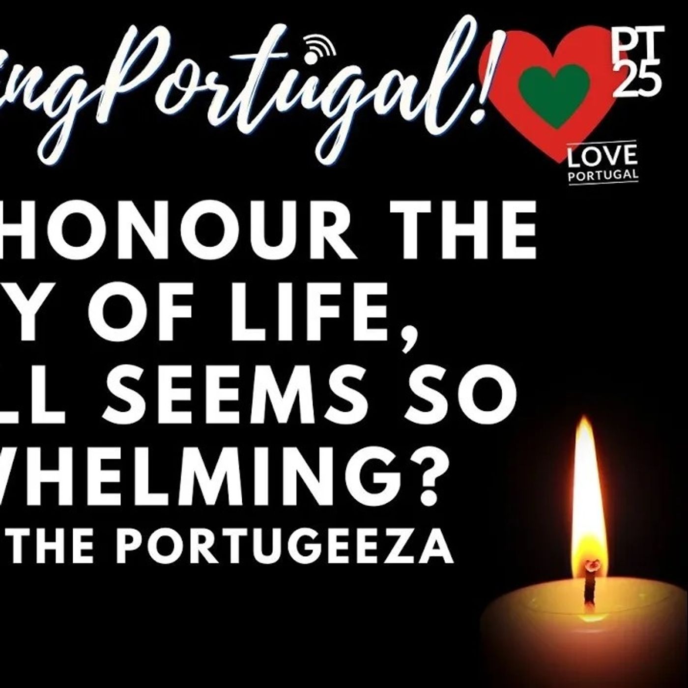 Can we honour the beauty of life when all seems so overwhelming? Carl & Tony discuss...
