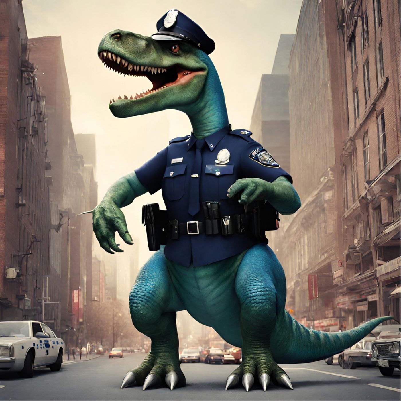 El dinosaurio policía